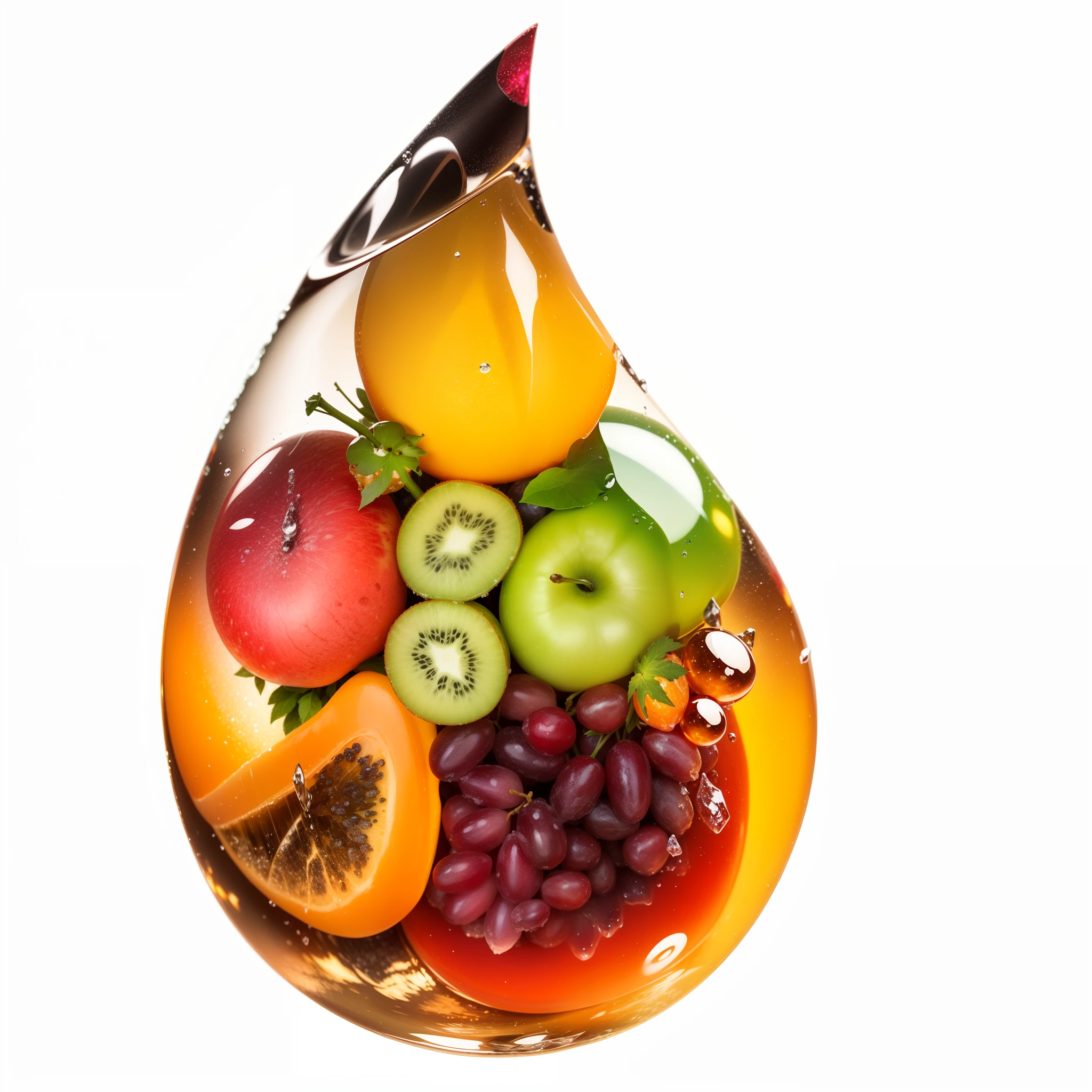 Transparent ice, shiny, crystallized, water frozen with frozen drops,