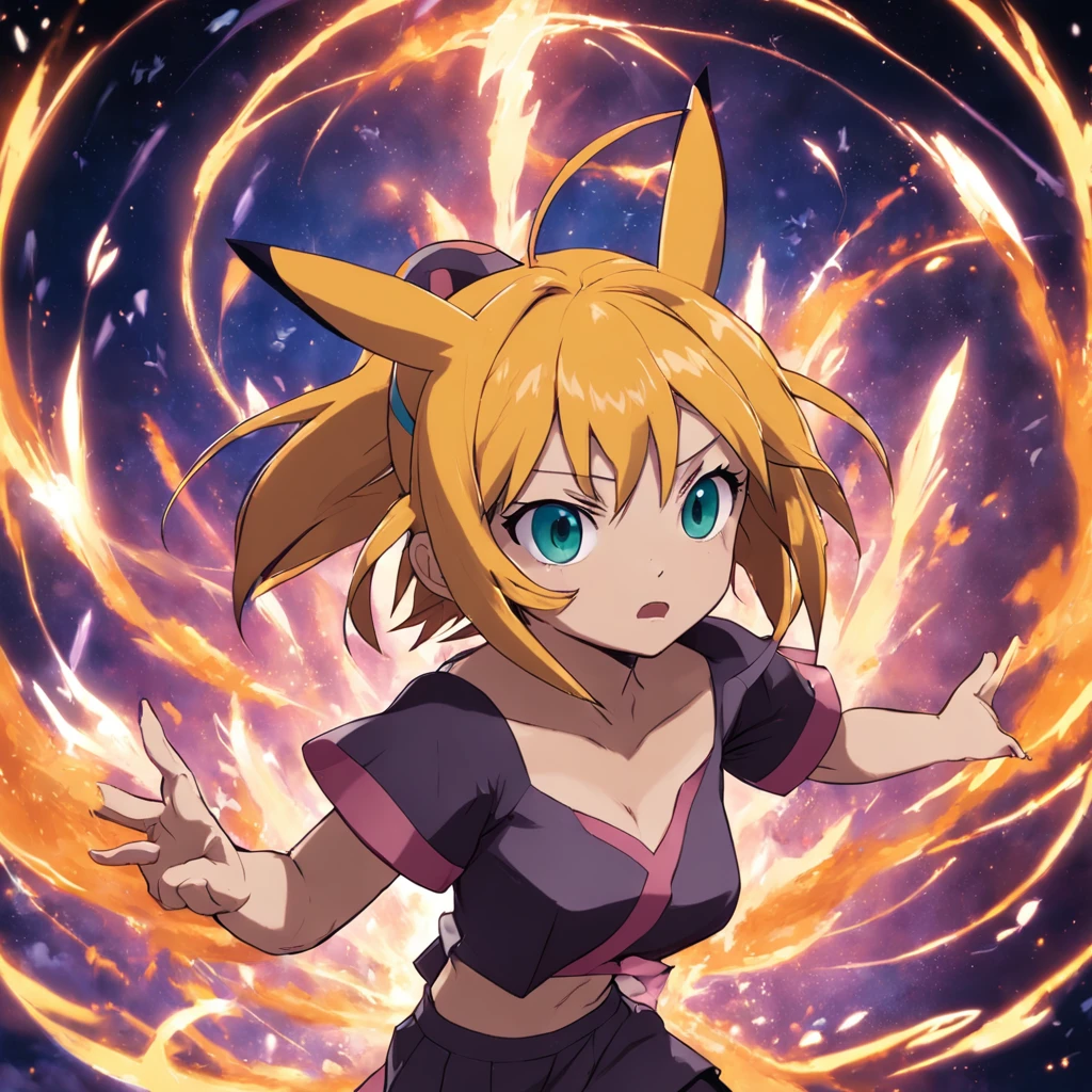 obra-prima, melhor qualidade, filme ainda, uma garota (Pokémon character style) , Sparks,