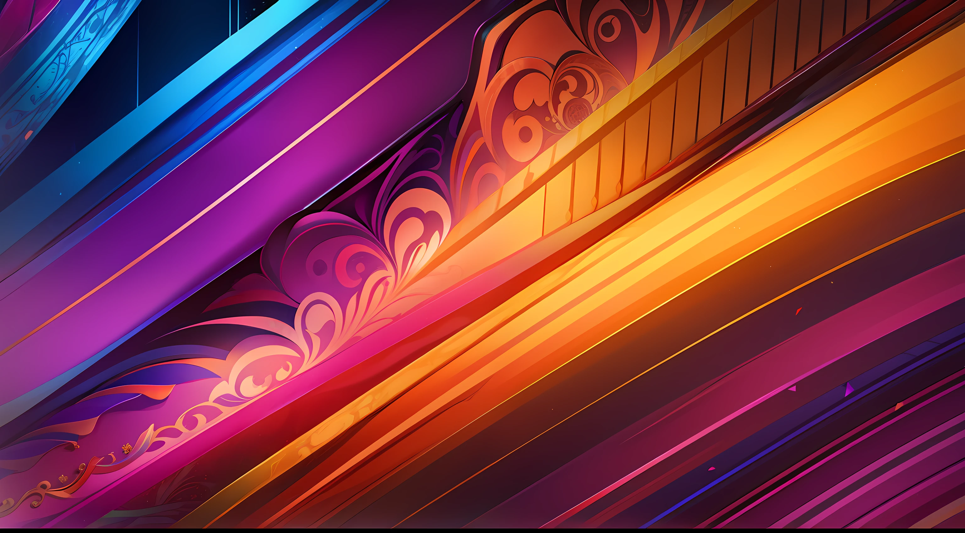 abstract background lots of colours, intricated details, 8k