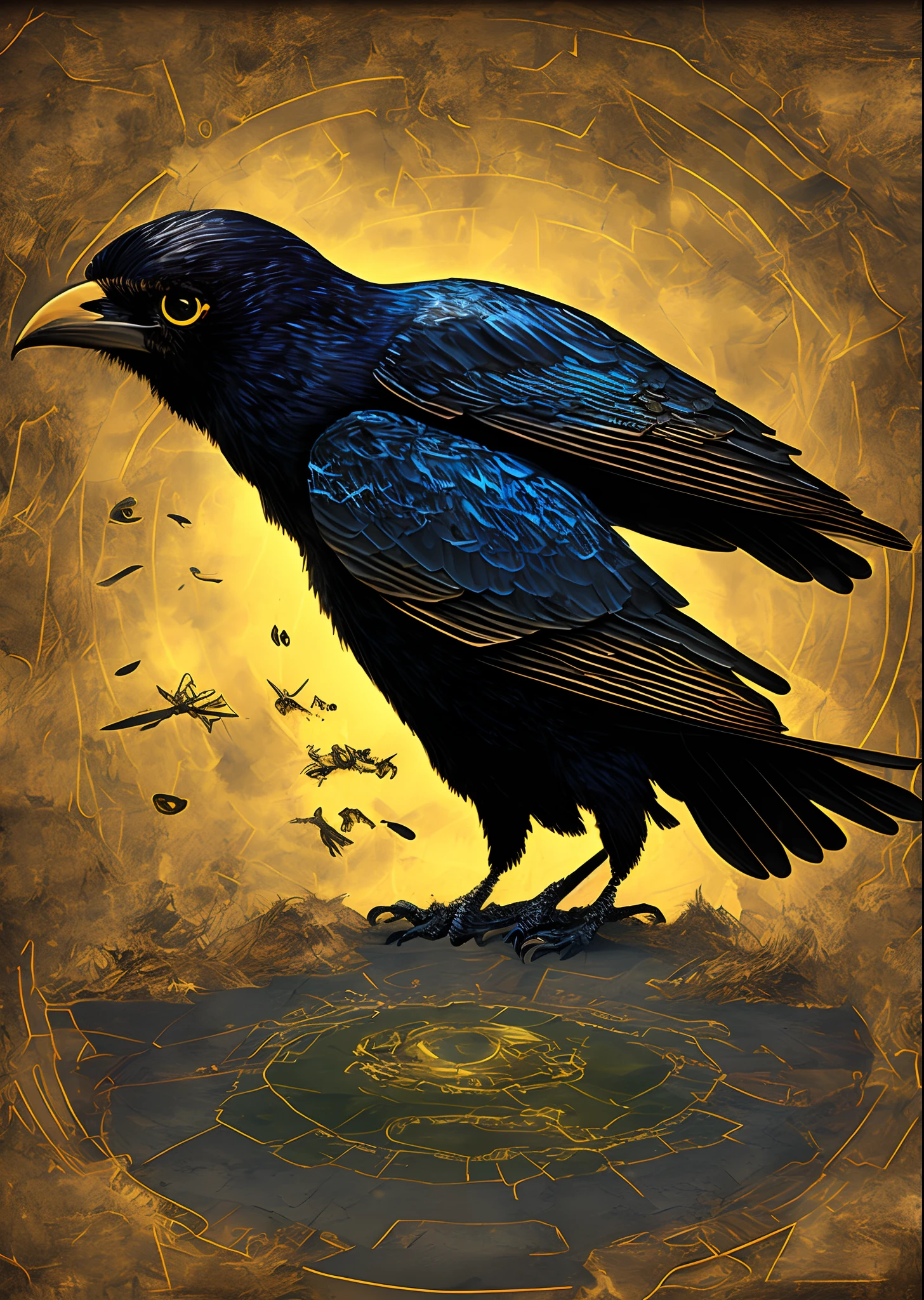 Ten Dawn Golden Crow comes from the game Deep Space Eye