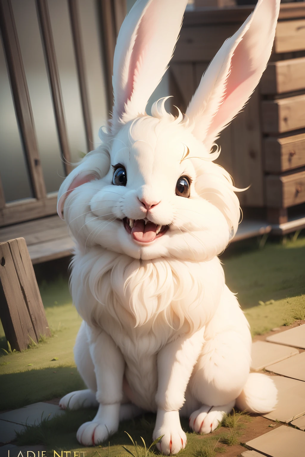 laughing rabbit