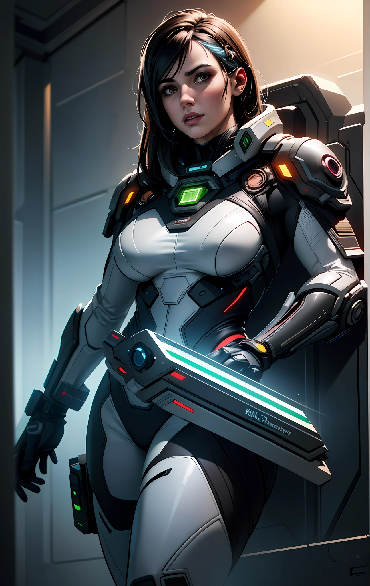 (comic style), (colored line art:1.5), ((Best quality)), ((masterpiece)), (detailed:1.4), 3D, an image of a beautiful cyberpunk female,HDR (High Dynamic Range),Ray Tracing,NVIDIA RTX,Super-Resolution,Unreal 5,Subsurface scattering,PBR Texturing,Post-processing,Anisotropic Filtering,Depth-of-field,Maximum clarity and sharpness,Multi-layered textures,Albedo and Specular maps,Surface shading,Accurate simulation of light-material interaction,Perfect proportions,Octane Render,Two-tone lighting,Wide aperture,Low ISO,White balance,Rule of thirds,8K RAW, (realistic:1.3), (mature adult:1.5),
