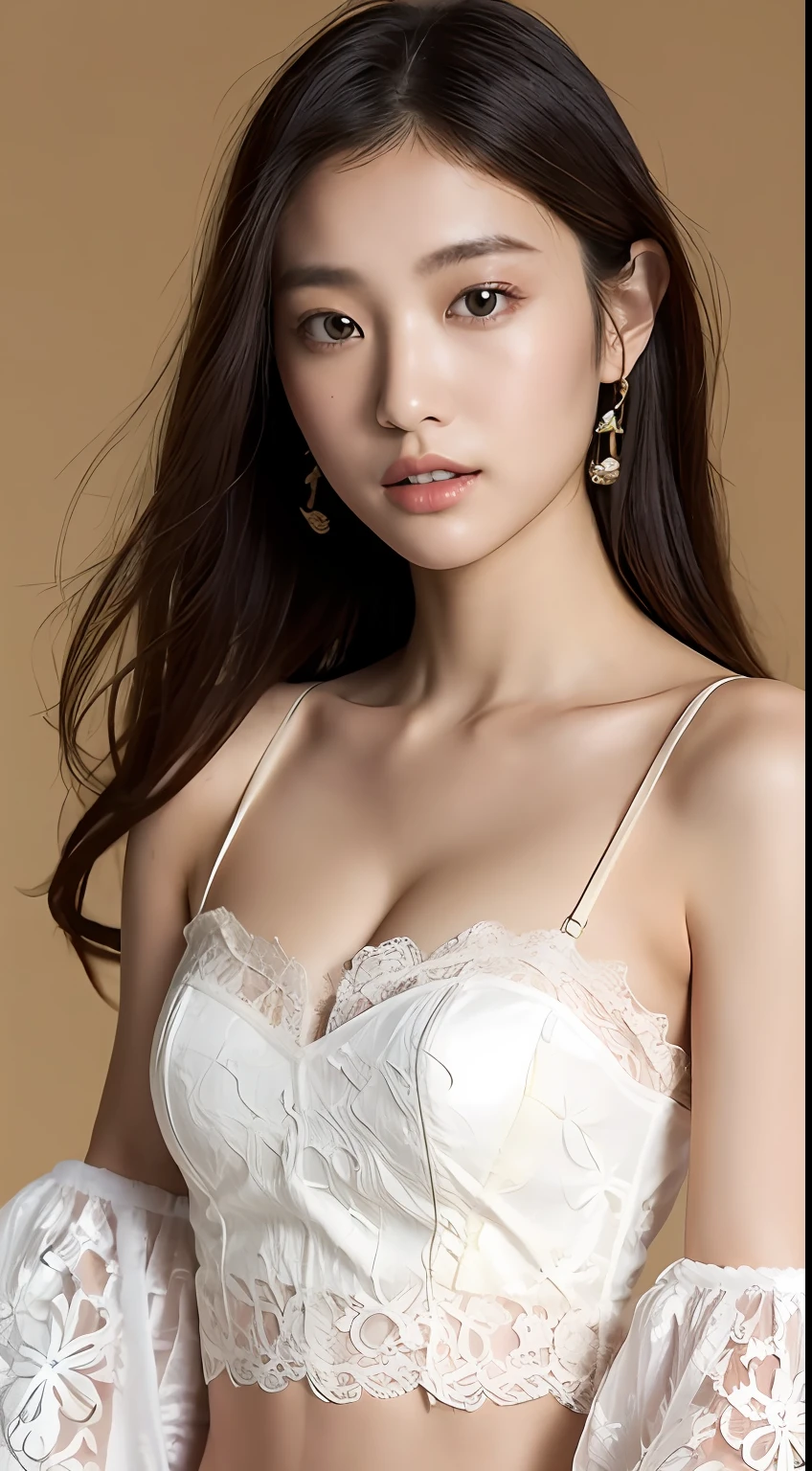 Ultra detail, high resolution, Ultra detailed, Best quality, Amazing, Top quality,Unified 8K wallpapers, Cinematic lighting, (fully body photo：1.6)，(Tender mold)，A noble and elegant evening dress