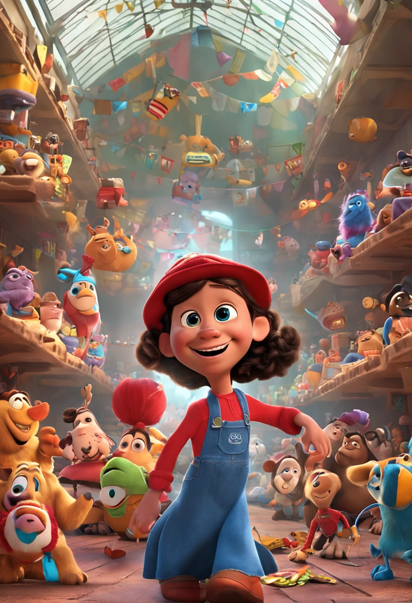 description: Make a girl
Features: She's 5 years old
Scenario: Disney Drawing Type
Share: He's with his father, Your father is dressed as a superhero.
Qualidade: Pixar, 3D, Disney

Criando Personagem Disney, Pixar