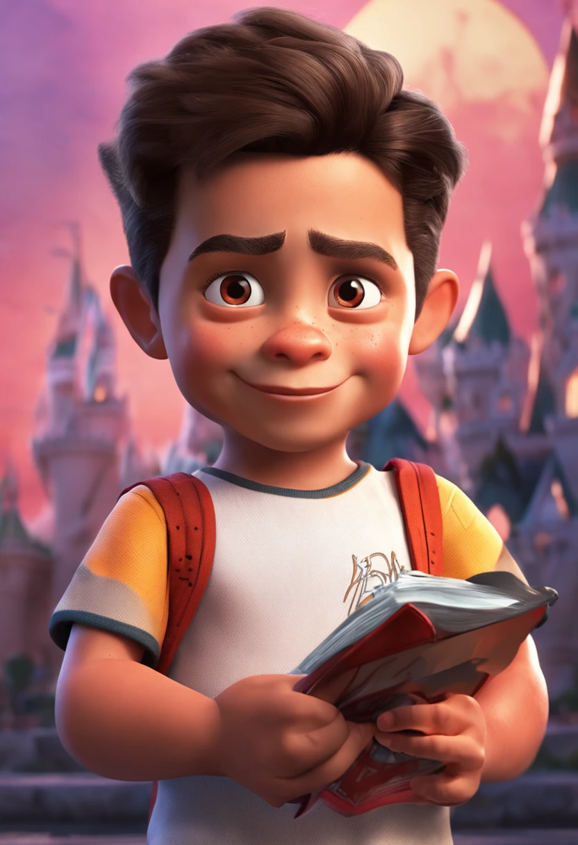 description: Make a boy
Features: He's 4
Scenario: Disney Drawing Type
Share: He's dressed as the flash.
Qualidade: Pixar, 3D, Disney
Criando Personagem Disney, Pixar