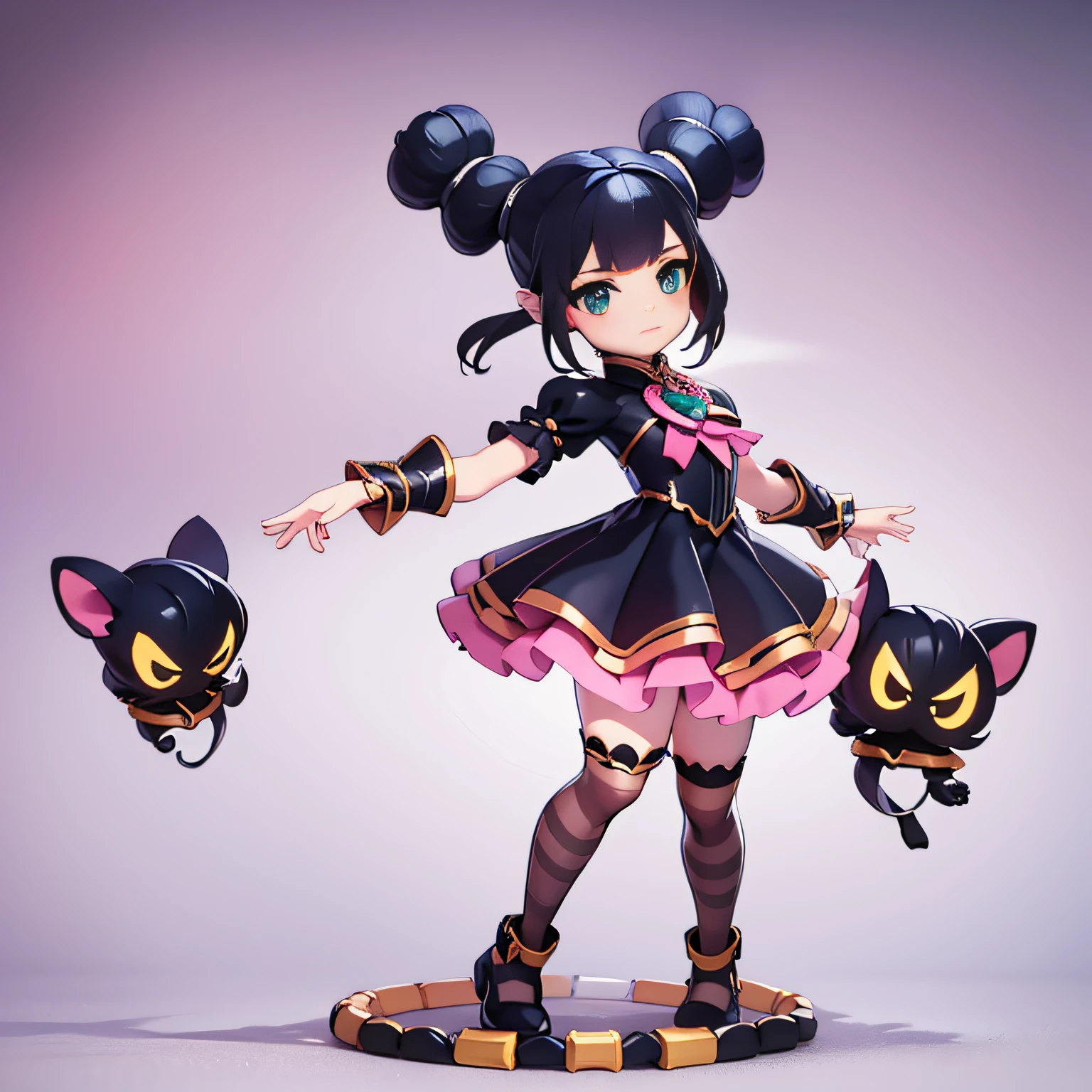 lylia /(Mobile Legend/)，Masterpiece 8k，vred，small li，extreme hight detail, cute face, cute pose, full body,