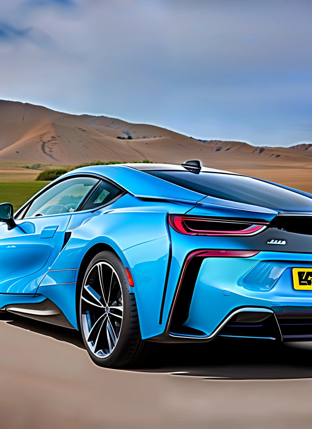 BMWI8 In light blue colour --auto --s2