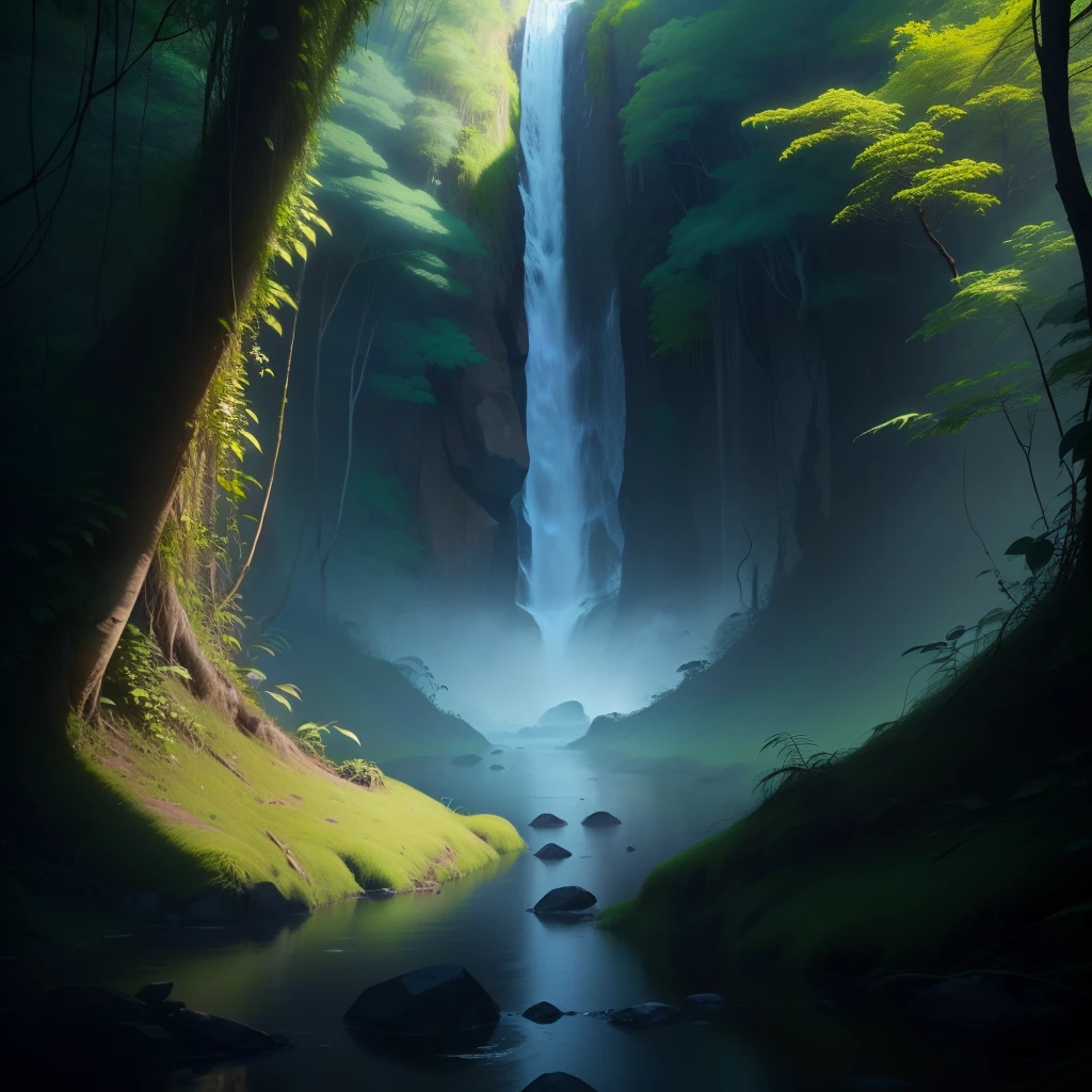 Remains still undiscovered。Deep in the jungle。a picture。realisitic。