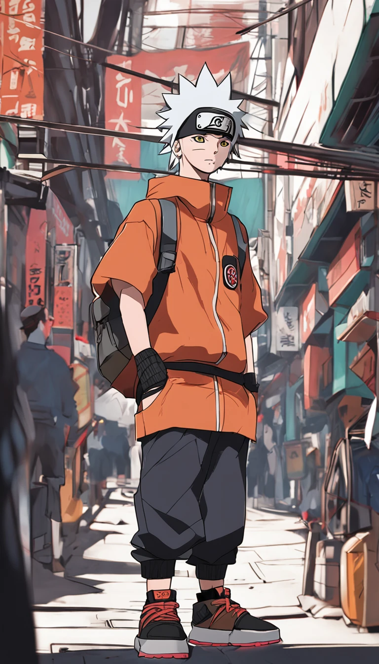Naruto in street wear style