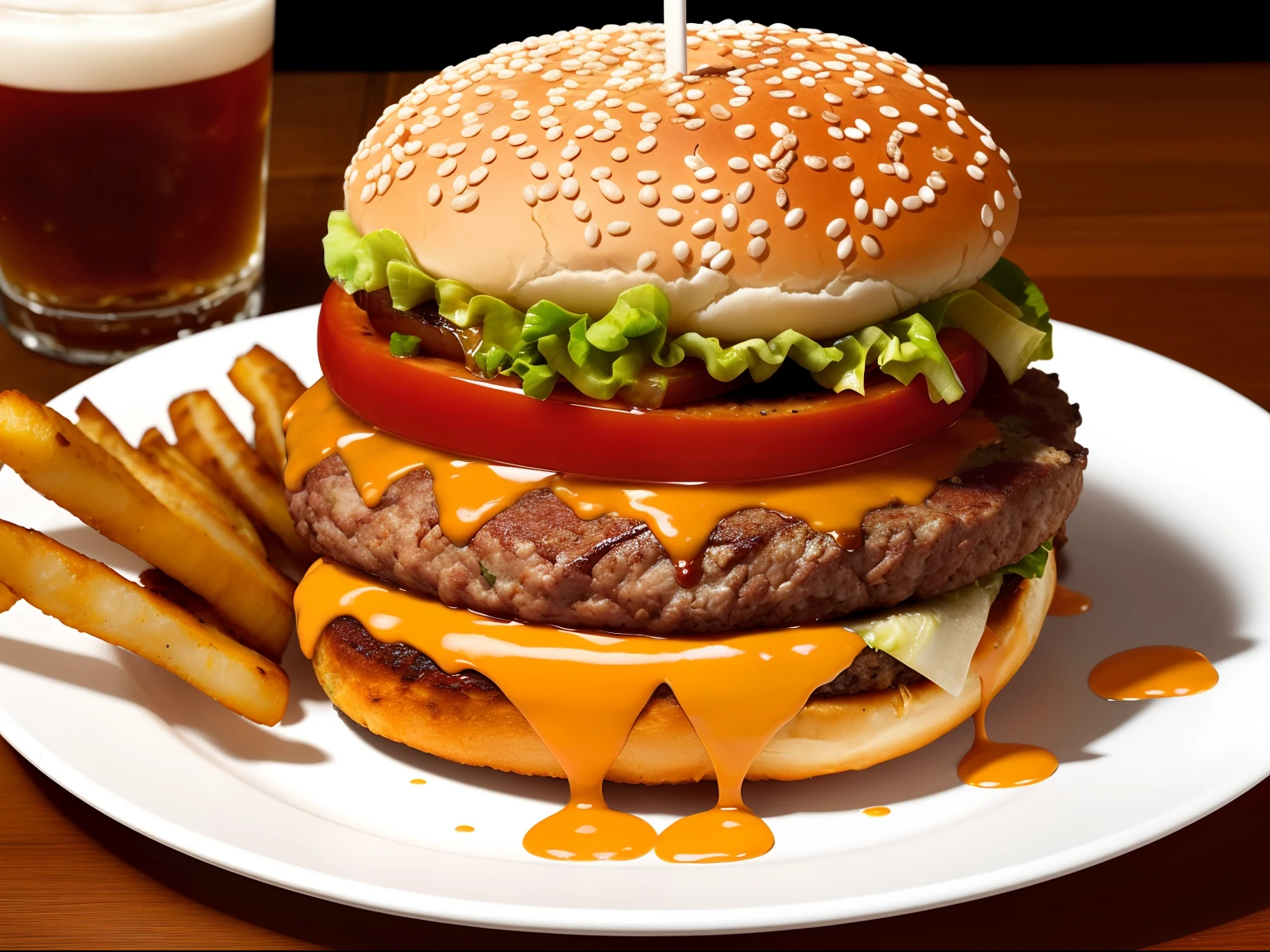Bottomless burger