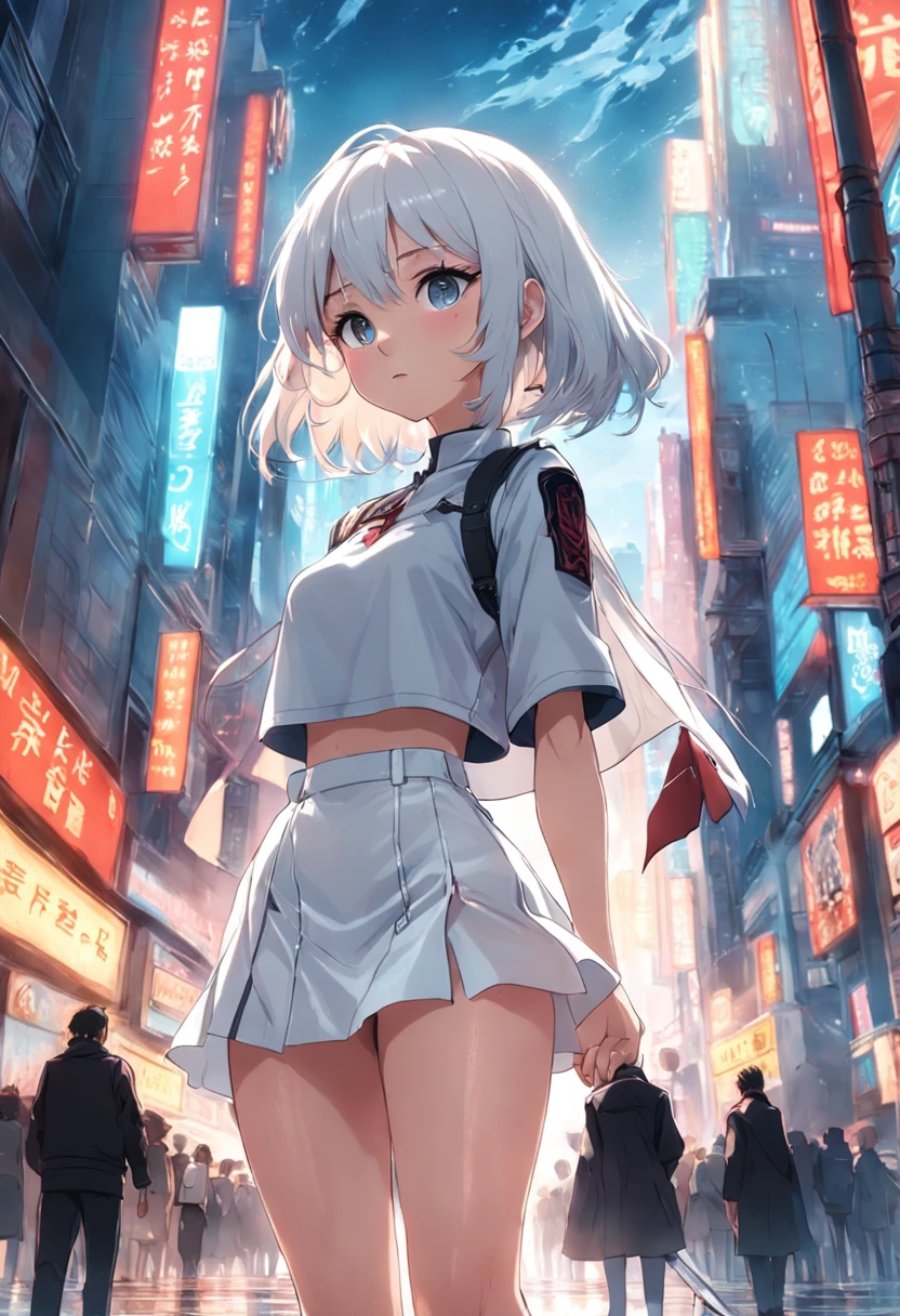 masterpiece、Random Poses、1 girl, atelier, alchemist, White knee socks, Short skirt