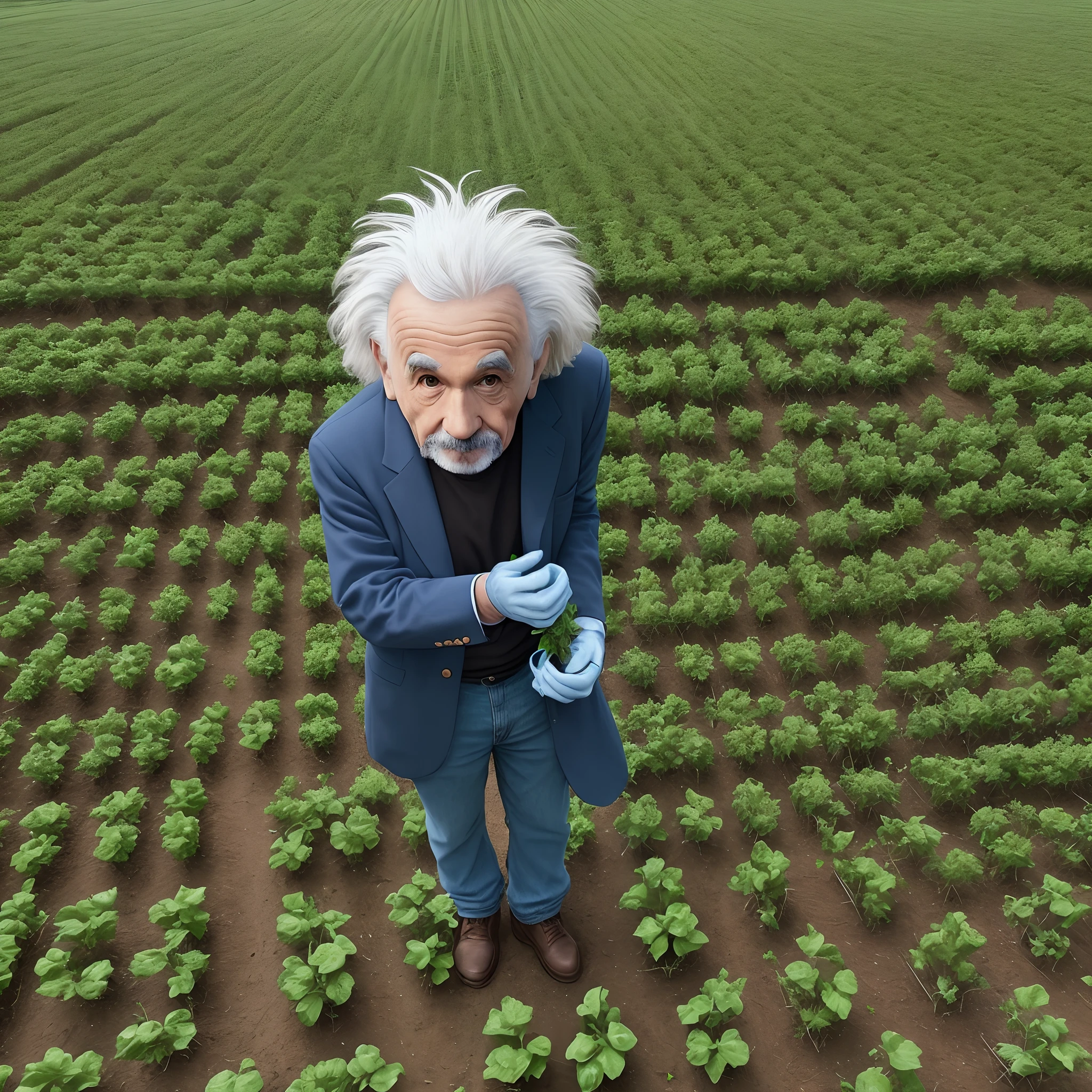 Einstein is farming