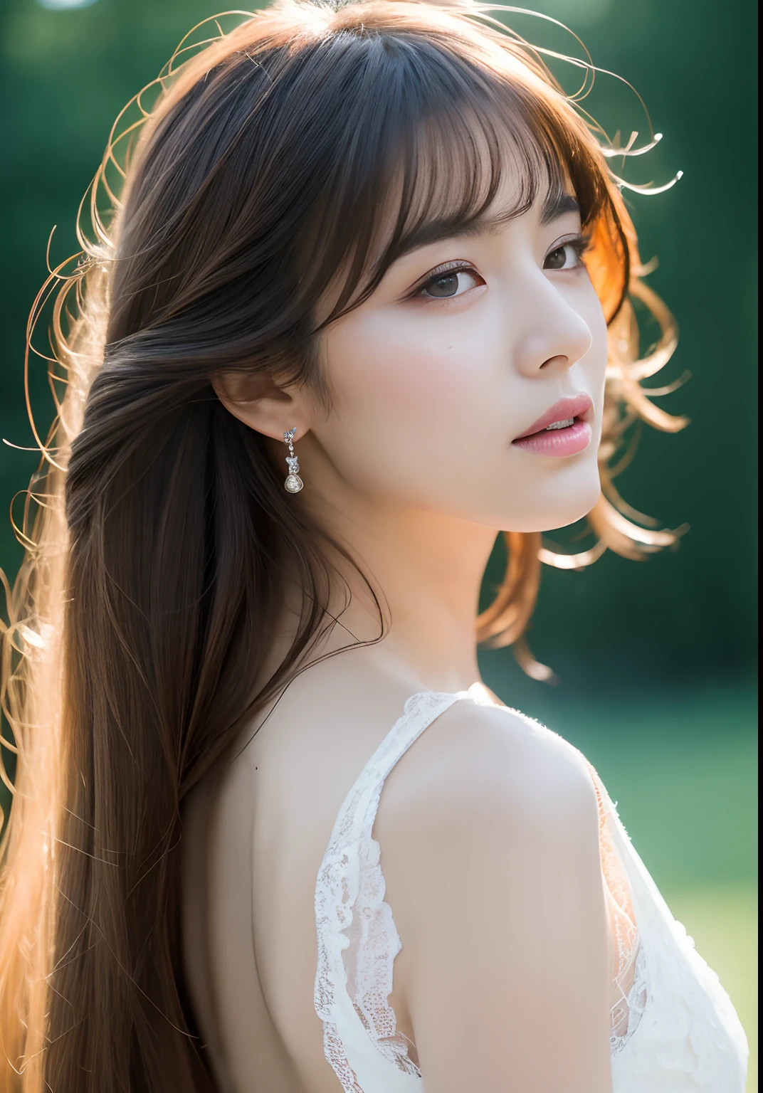 (Masterpiece:1.2),best quality,High resolution,วอลล์เปเปอร์ Unity8k,(light:1),Perfect fitting,Very detailed CG,
Detailed pubic hair,The content is very detailed.,Soft light and shadow,The light is soft but eye-catching.,Film texture:1.2,(hair follicles:1.2),(Fine texture:1),((alone:1.5)),detailed face,(break through:1.1),Fog,low voice:1.1,depth of field,
Shenhe \(Genshin&#39;s Effects\), 1 girl with big breasts, alone, ผมClose one eye, decorations, Tassel Earrings, ear nipple ring, Sport outfit, looking at the audience, long gray hair, Open your lips., white hair, tassels, real, E Blue Eyes, decorationsผม, have gray eyes, shut your mouth, Close one eye, Fuzzy background,