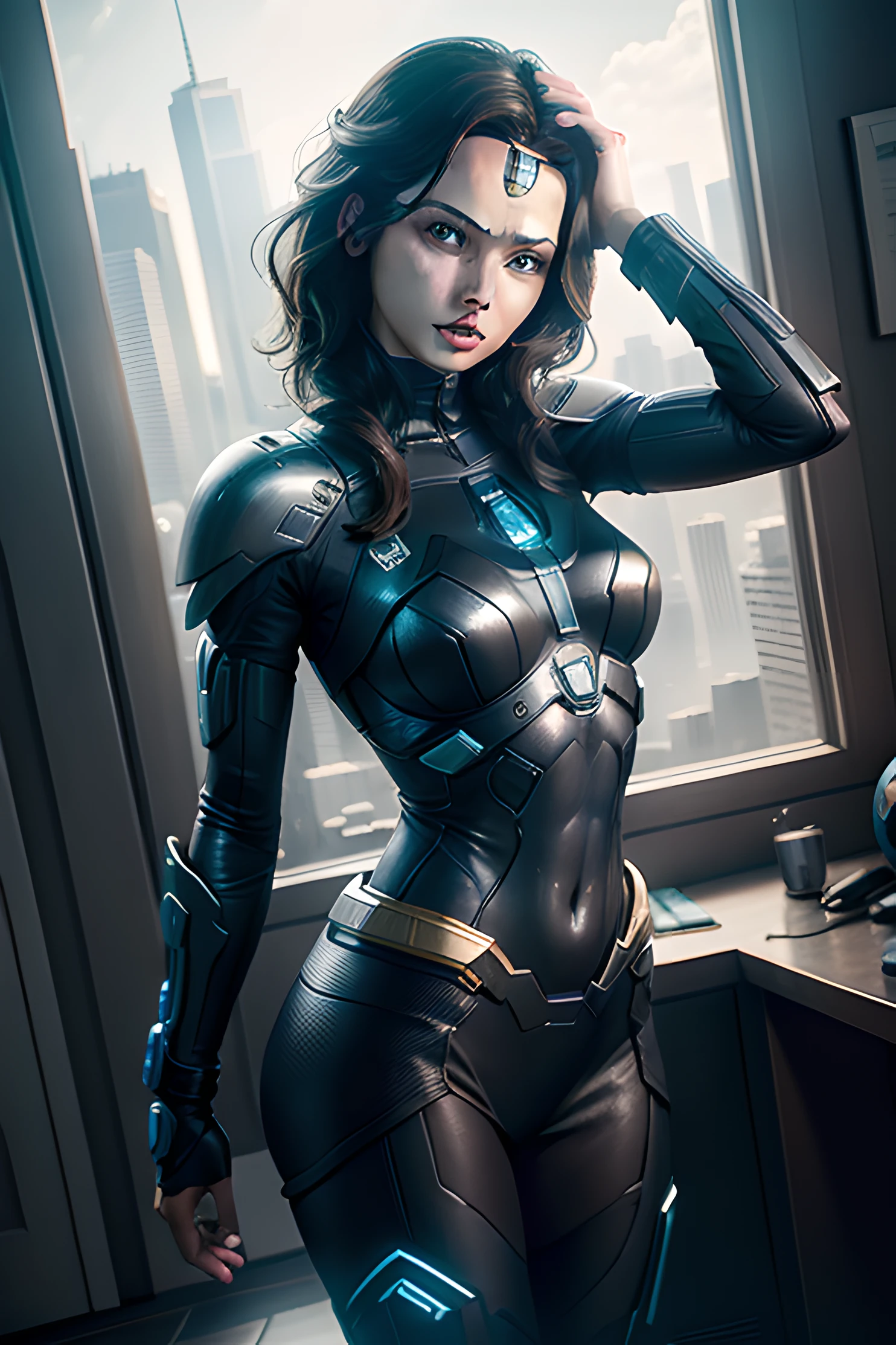 gal gadot as cortana from halo