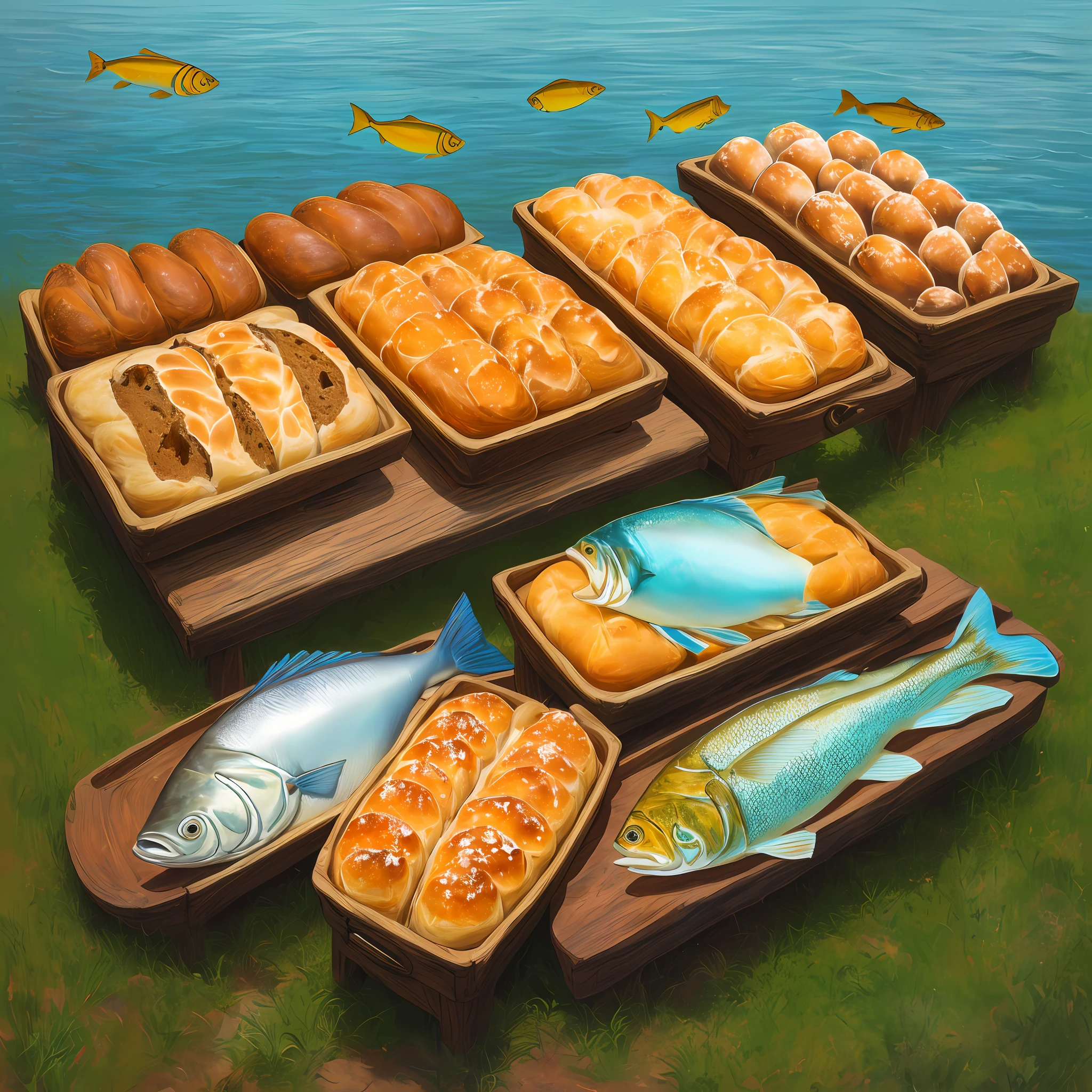 Five loaves and two fish