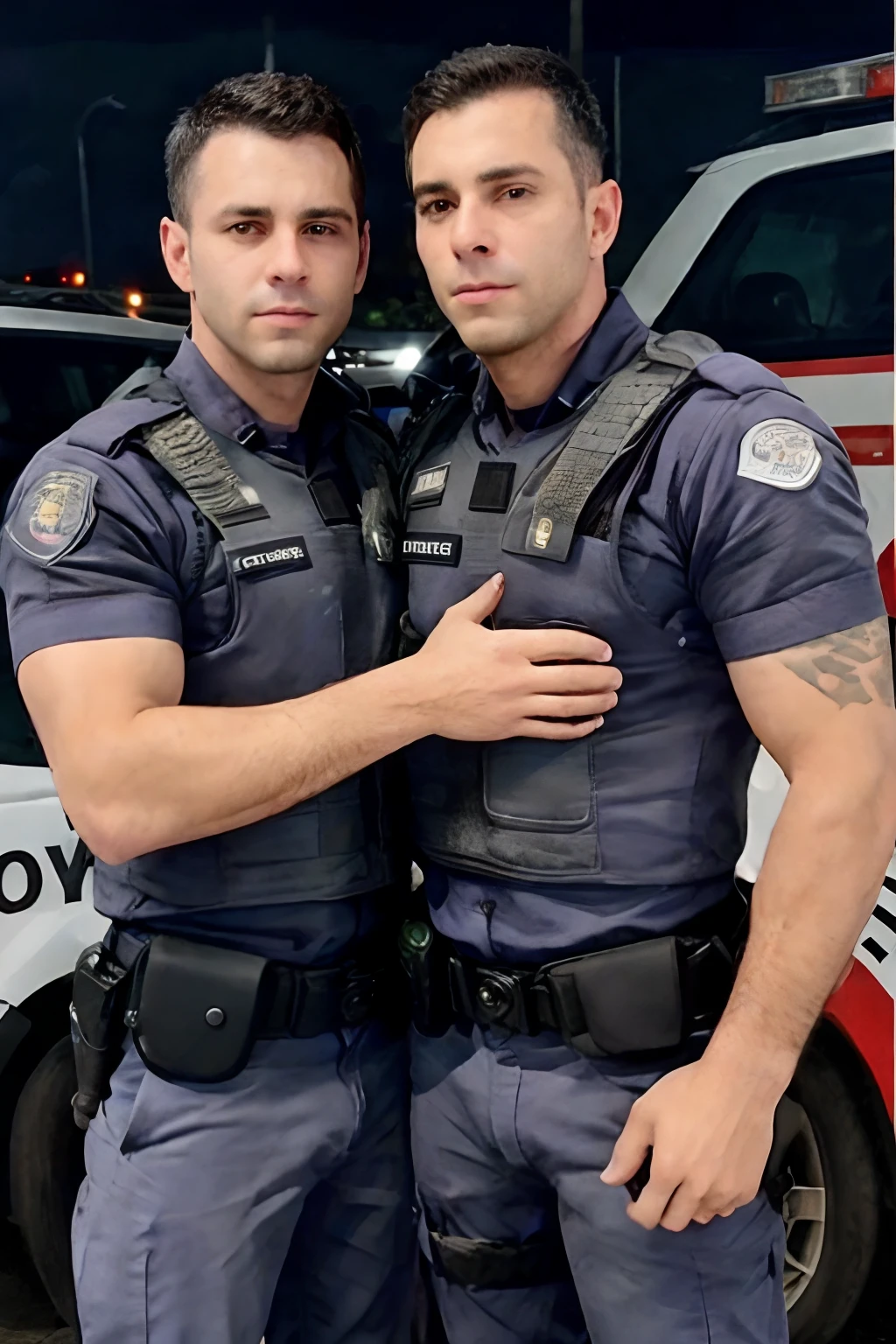 Dois policiais gays,  Realistic,  police