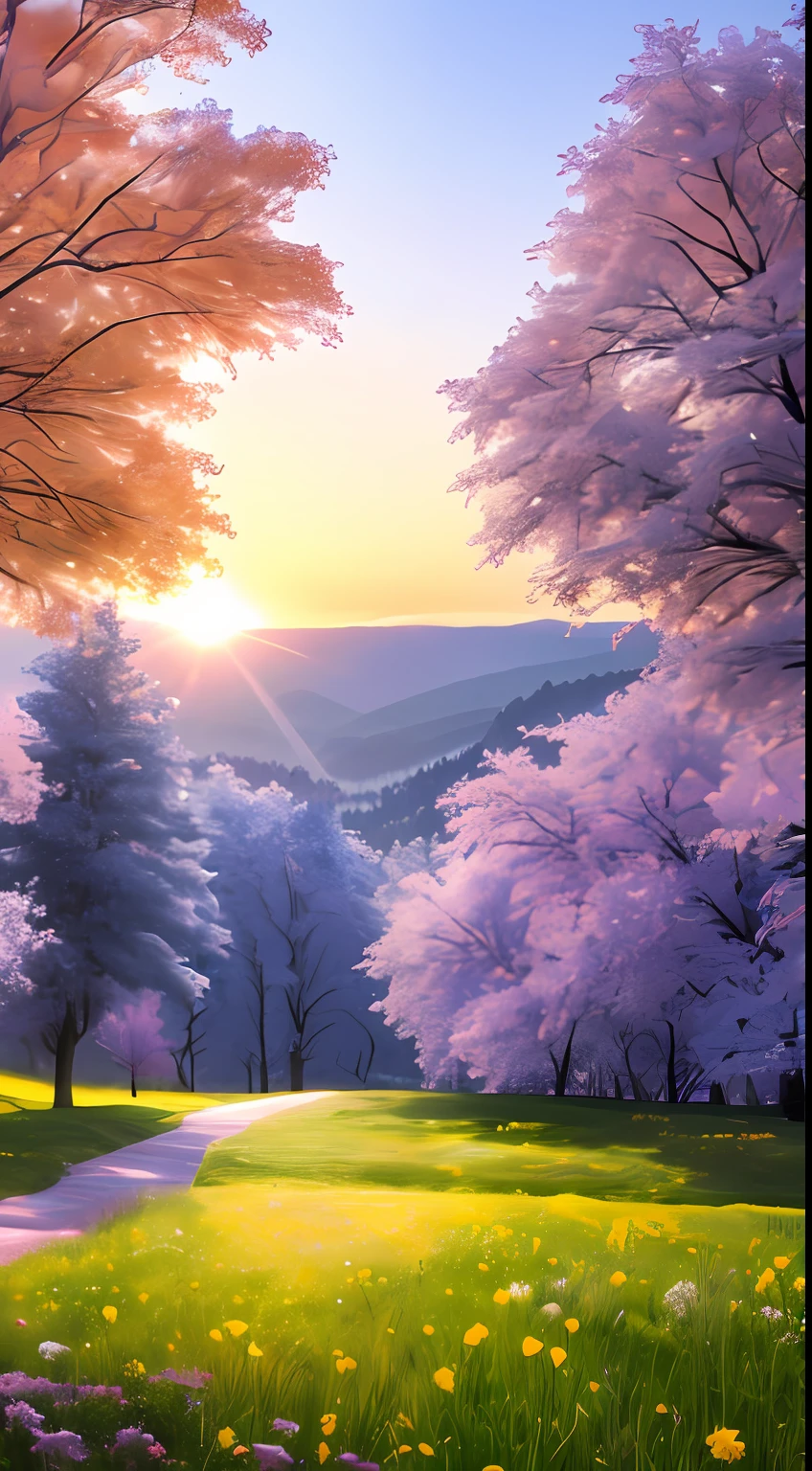 Masterpiece, Best Quality, High Quality, Extremely Detailed CG Unity 8k Wallpaper, Scenic, Oil Painting, Award Winning Photography, Bokeh, Depth of Field, HDR, Glow, Chromatic Aberration, Photorealistic, Extremely Detailed, Art Station Trending, CGSociety Trending, Intricate , highly dramatic, midway art and masterpiece, best quality, highest quality, extremely detailed CG Unity 8k wallpapers. A lush summer landscape of rolling green hills stretching to the horizon, dotted with wildflowers in shades of pink, yellow and purple, flooded with light. This is a masterpiece, best quality, highest quality, extremely detailed CG unity 8k wallpaper peaceful autumn landscape surrounded by golden yellow, fiery red and burnt orange trees. The fresh air smells sweet of fallen leaves and wood smoke. The ground is covered with a warm layer of leaves that rustle under your feet. A misty mountain rises in the distance, surrounded by light And a masterpiece in the best quality and extremely detailed CG unity 8k wallpaper A breathtaking winter landscape covered in snowy capes, creating a A world of shimmering whites and cool blue shades. The tall evergreens are tall and proud, their branches covered with snow and light. This is a masterpiece with the best quality, great quality and extremely detailed CG unity 8k wallpaper vivid spring landscape full of new life and colors. The hills are carpeted in green with delicate wildflowers in shades of pink, purple and yellow, with plenty of lighting