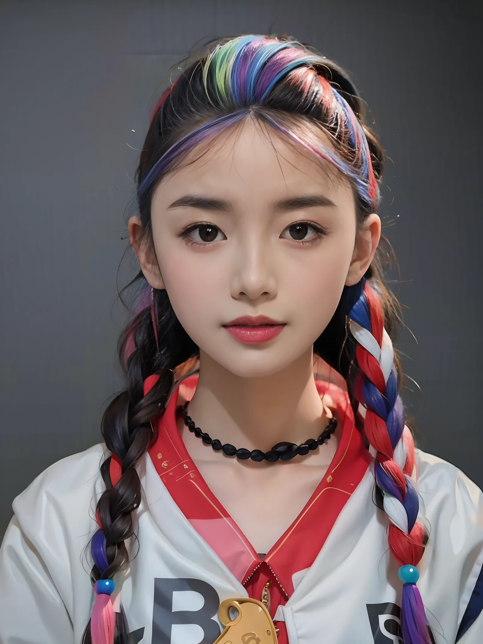 Rainbow hair