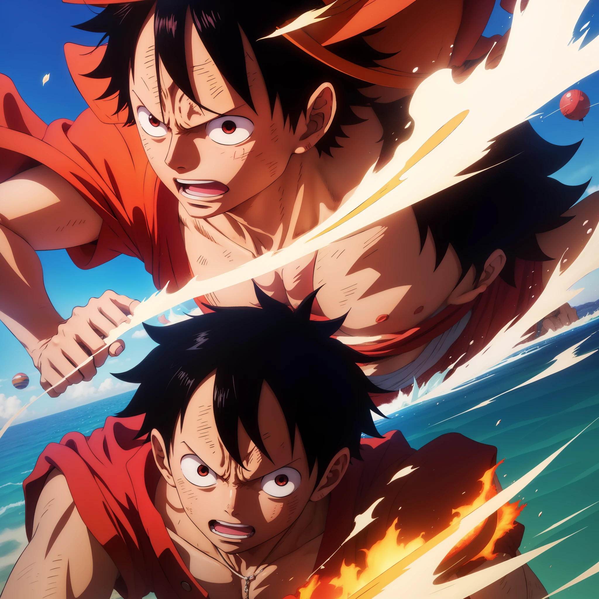 Luffy en robe