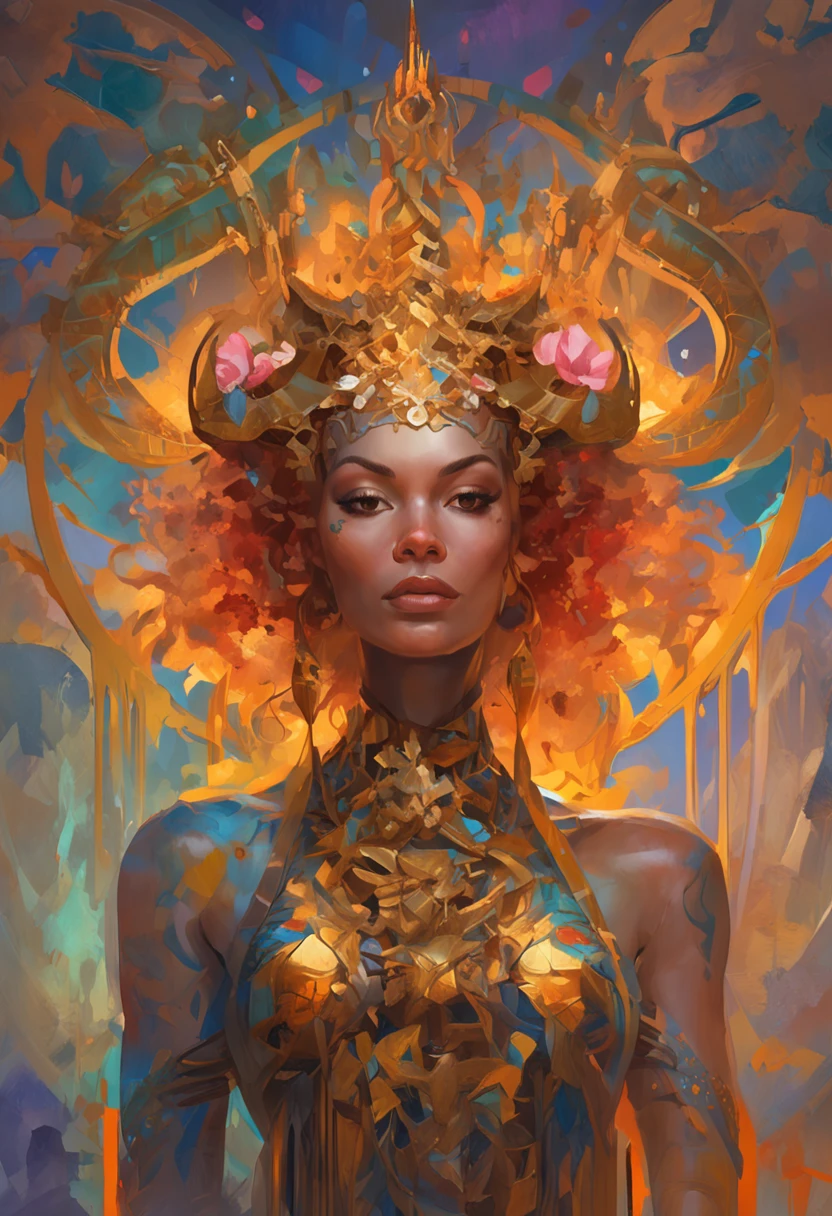 Beautiful sunset background with stars,anime figure, Genshin Impact, hu tao , Pair it with a beautiful corset made of scales, full bodyesbian, cover, Dynamic pose, beautiful skin tone, Hyperdetailed painting, Luminism, Bar lighting, complex, 4k resolution concept art portrait，greg rutkovsky, Art germ, Phlegm sputum, phlegm, Alphonse Mucha, fractal isometrics details bioluminescens : a stunning realistic photograph 30 years, Beautiful awesome girl with wet bone structure, a 3D render, rendering by octane, intricately details, , Cinematic, Trending at Artstation Isometric Center Hippie cover photo awesome full color, handpainted, grittiness, Realistic Mucha, Klimt, erte .12K, Intricate. hit definition , Cinematic,Rough sketch, the mix of bold dark lines and loose lines, Bold lines, On paper , Wear it all over your body with a beautiful dress, full bodyesbian.