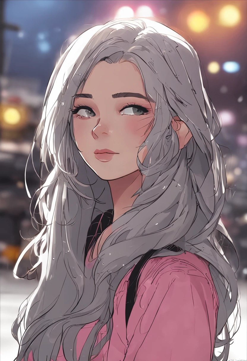 Gray hair, teenage lesbian