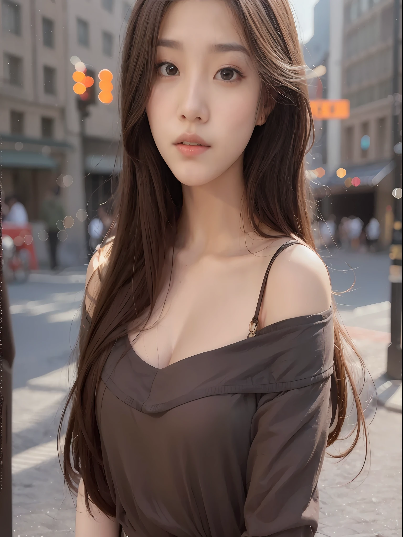 "Gorgeous Korean young woman,Arakfi Asian woman with long brown hair,posed for photo,young lovely Korean faces,Asian girl with long hair,Beautiful Korean woman,korean women's fashion model,jaeyeon nam,a cute young woman"