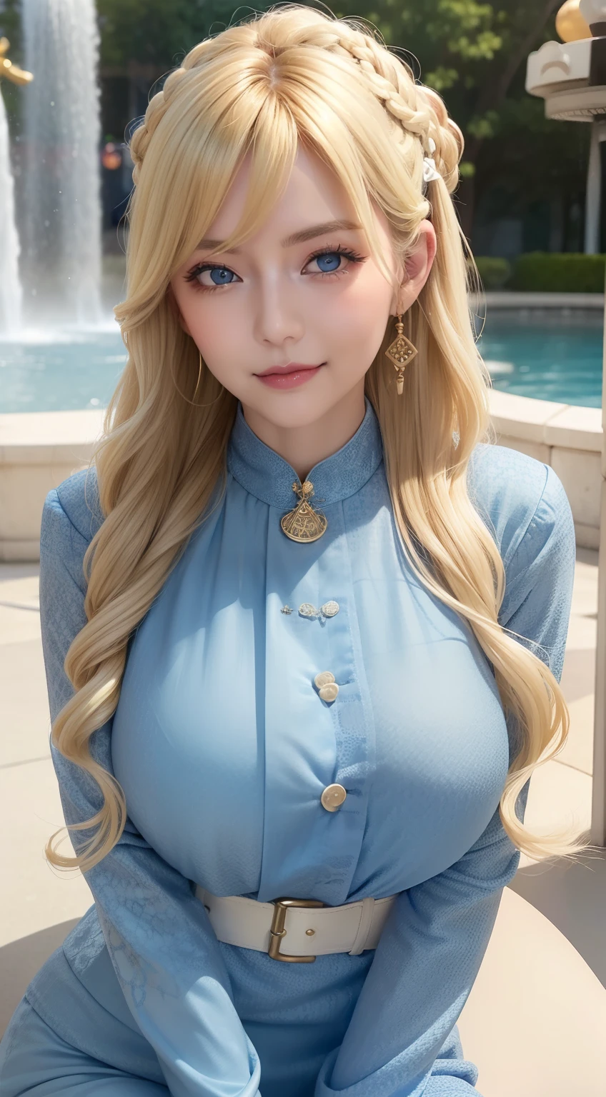 1 arab Girl Beautiful, Baby symmetric Face, 17 Years Old,,enormous Breasts ,,((wearing a red japanese school girl uniform in a clasroom)) longs silver curly and wavy White- silver Hair tied in a daenerys hairstyle from game of thrones hairstyle. adorable masterpiece ((yellow honey colored-eyes)) , very thick hourglass figure body,, looking at viewer, ,(nighttime),wearing jewelry, earrings, ((caressing herself)) ))innocent look, aroused,