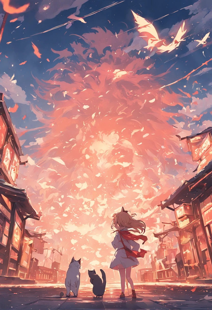 windmills，Kizi，Fluttering hair，bikes，Hats，Cat sunny days，baiyun