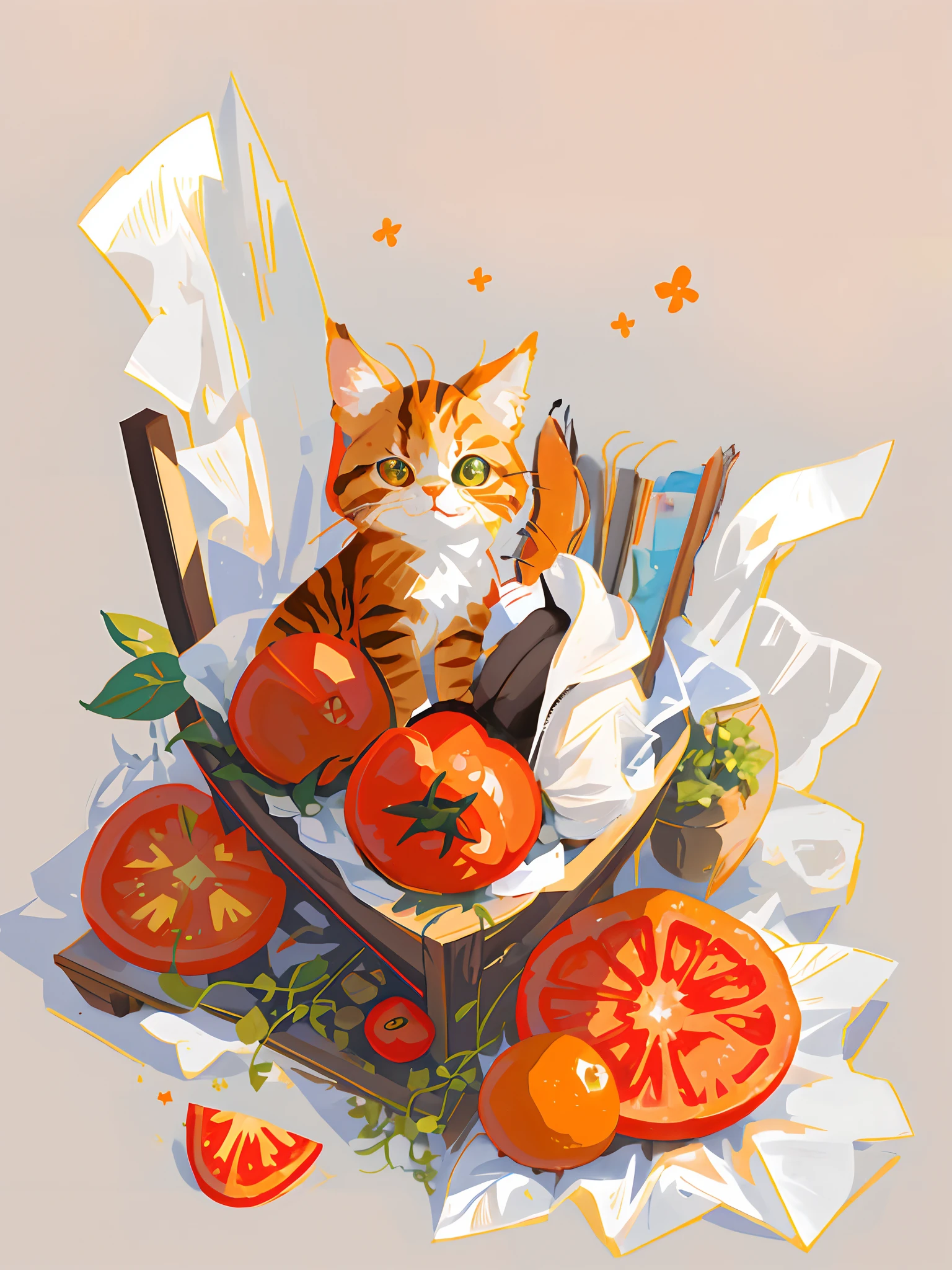 Cute little orange cat,Big shiny eyes,The brown-black pupil looks into the camera