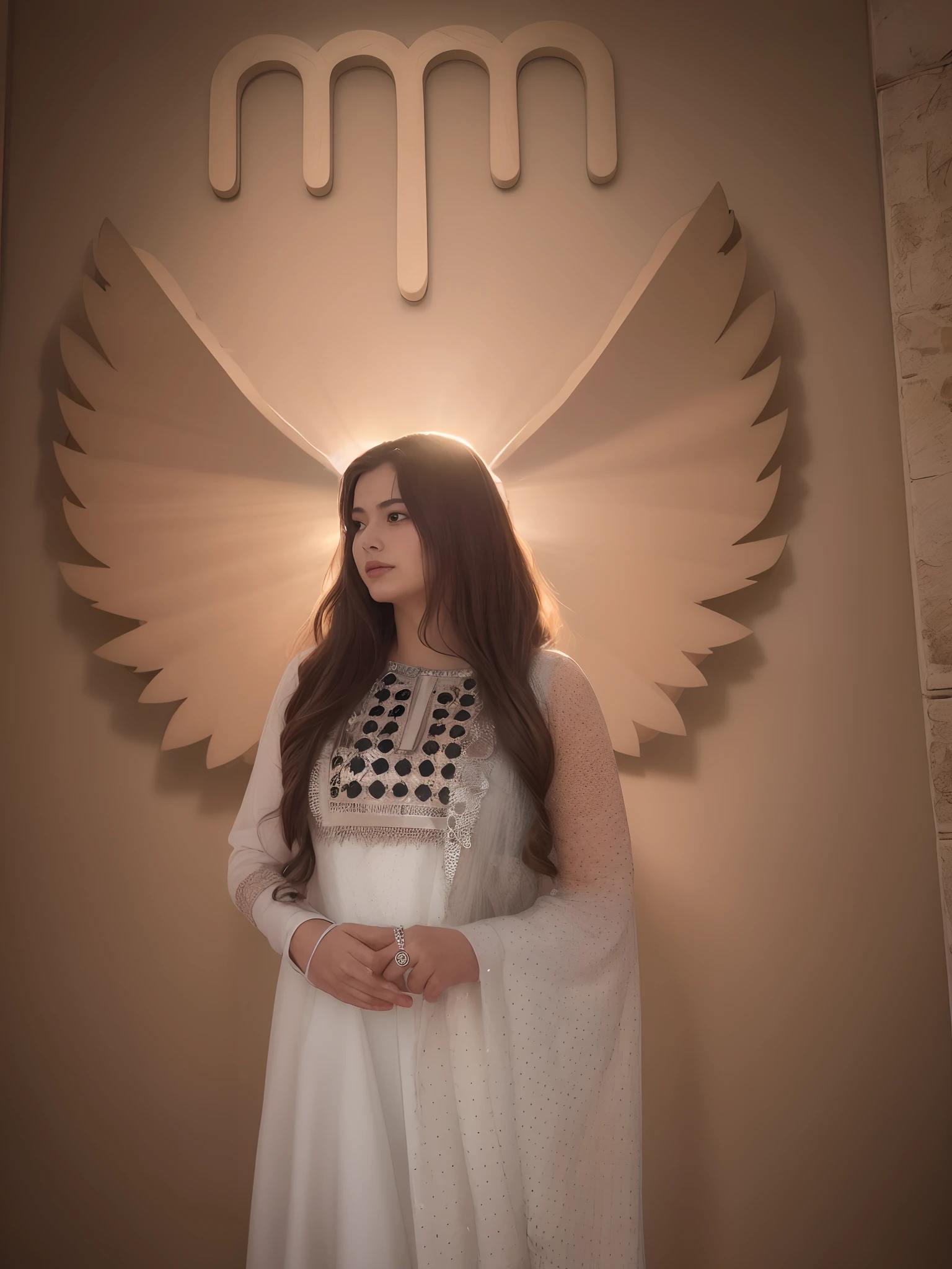 Realastic photo, queen dress with crown