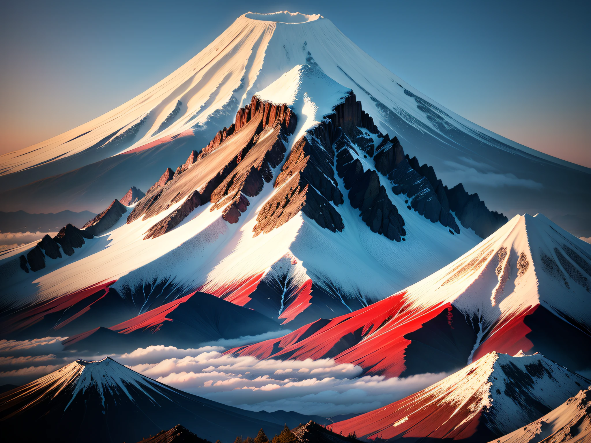 Mount Fuji, Japan: This iconic stratovolcano is a symbol of Japan and attracts hikers and photographers with its symmetrical beauty.