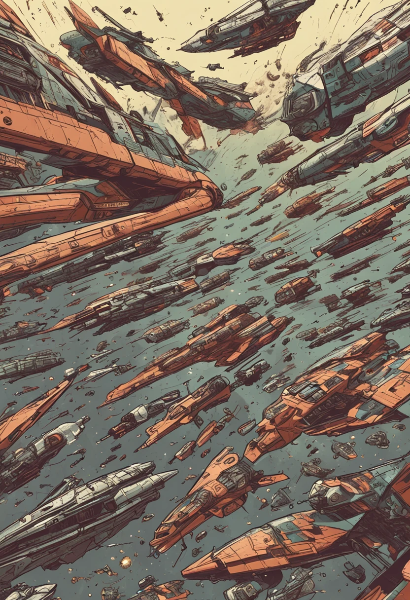 guerra de las galaxias batalla de naves espaciales