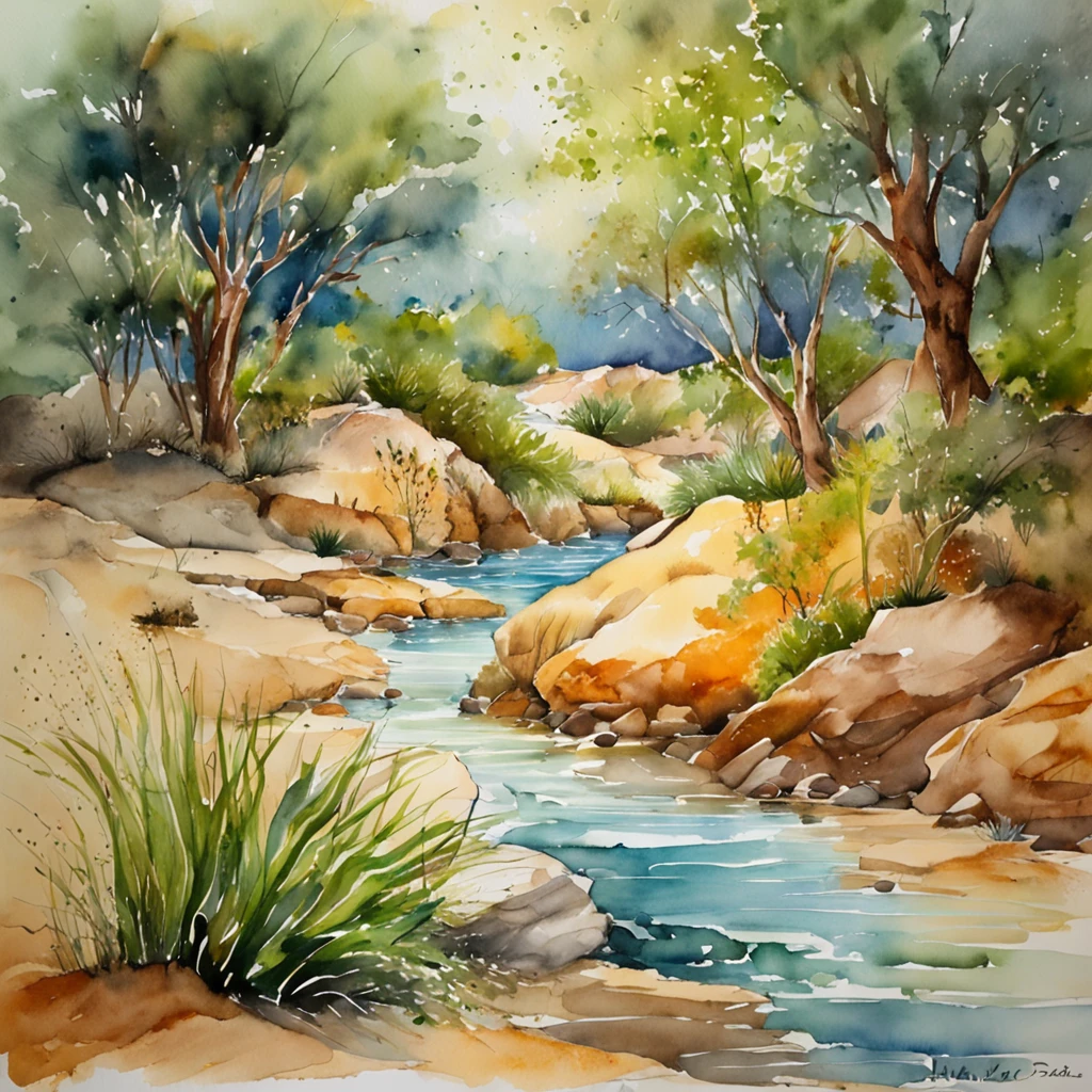 oasis in the desert
