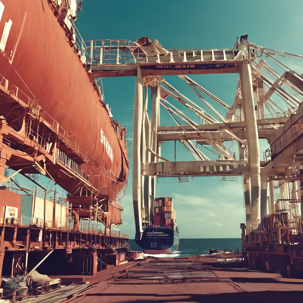 International shipping company décor