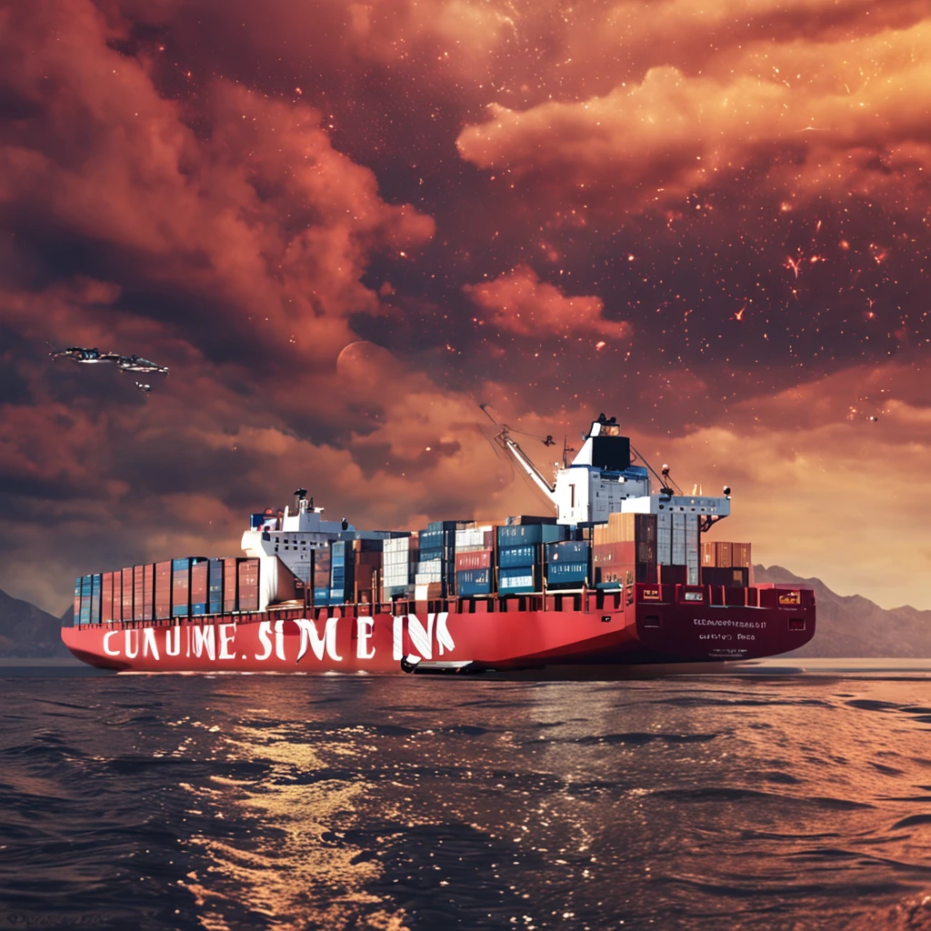 International shipping company décor