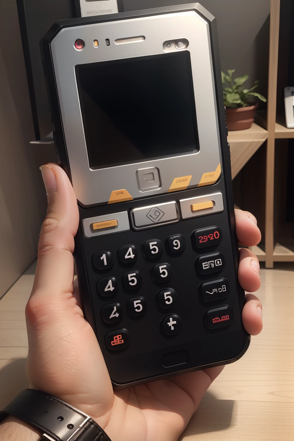 Square brick full screen mobile phone