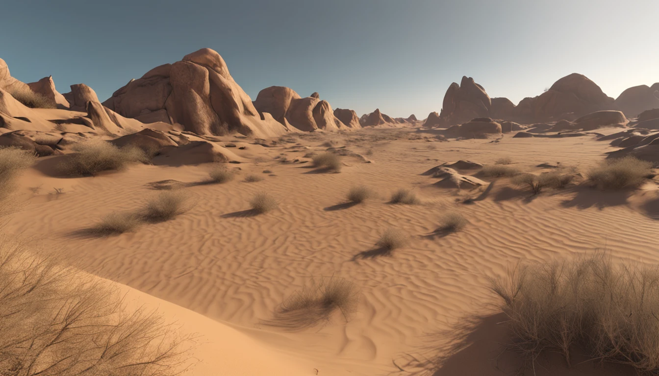 3 d animated movie,Hyper-realistic,Ultra-wide viewing angle,fisheyelens,Vast desert,oases,中景 the scene is,super-fine,Detailed pubic hair,stereoscopic perspective,Works of masters,detail in face,super-fine,16K resolution,high qulity,电影灯光,High picture detail,dynamic viewing angle,Detailed pubic hair,Epic shooting,oc rendered