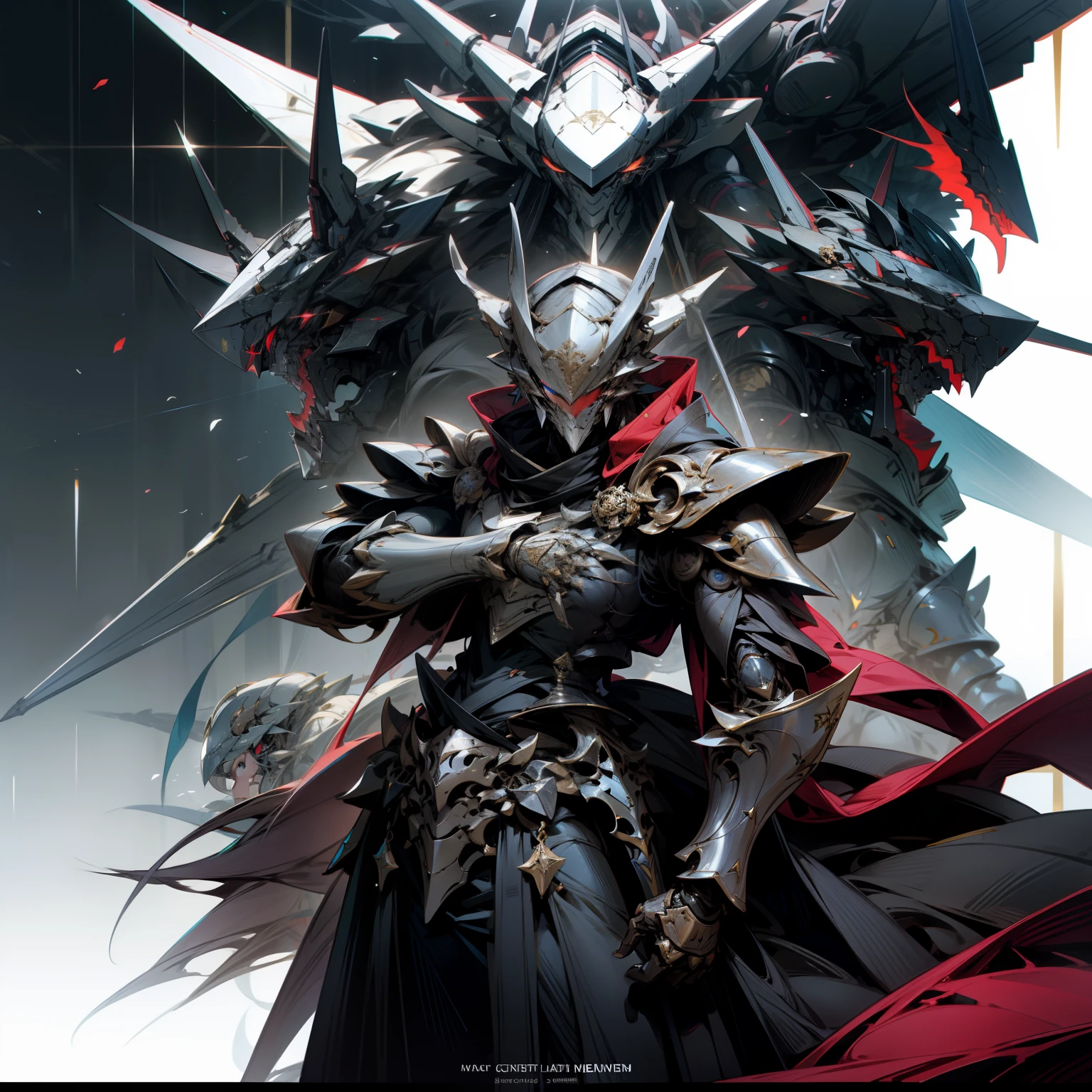 knight-errant、male people、mechs