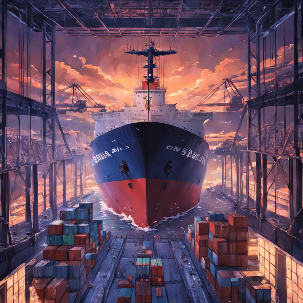 International Shipping Company Decor