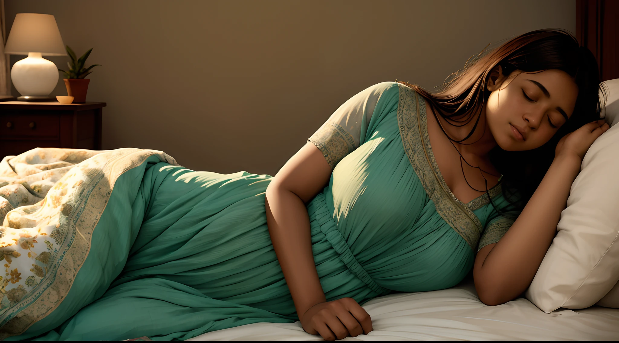 Esperanza Gomez, en la cama, Pussy, vagina