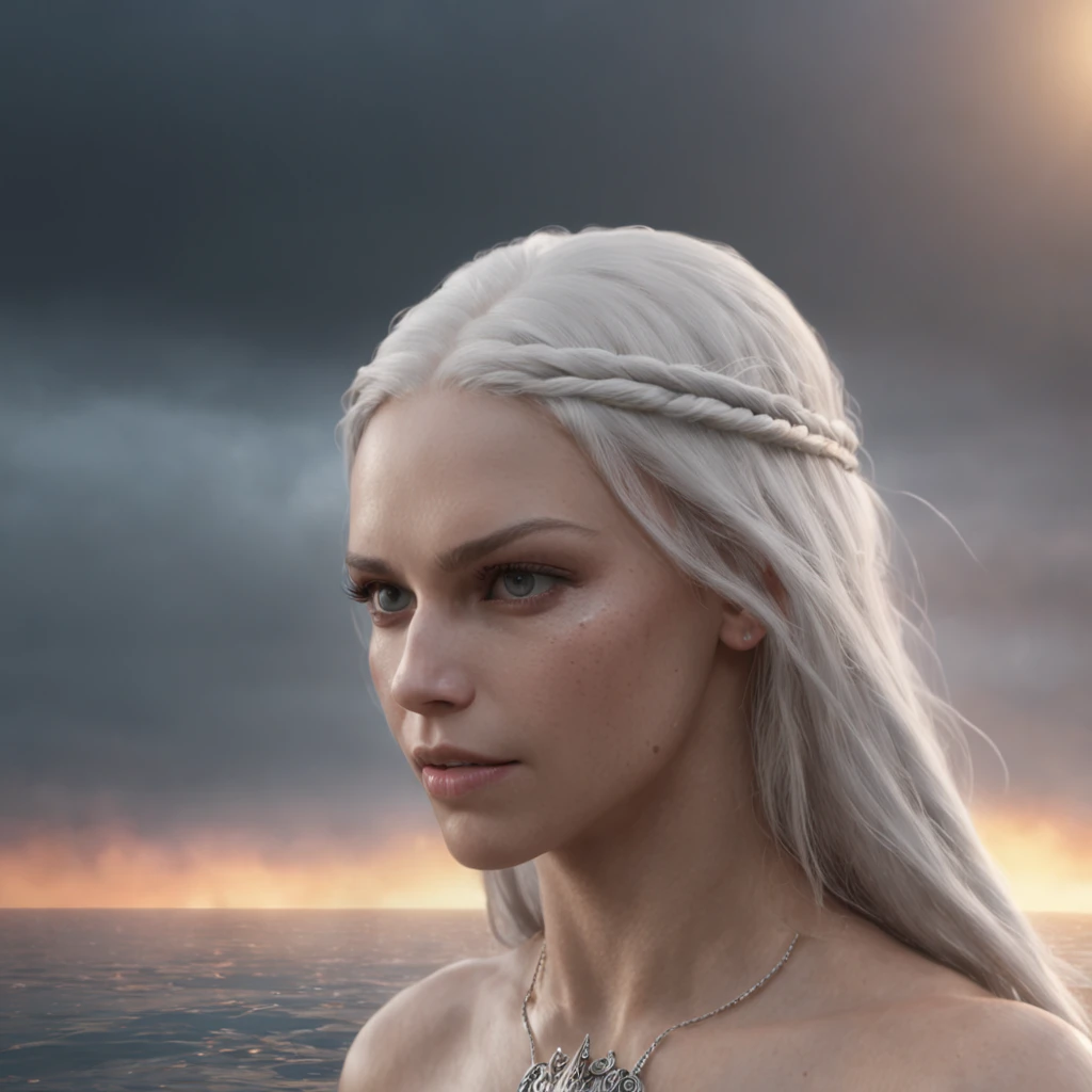 a mermaid with long white hair and braids, olhos azuis, pele negra, peteando seus cabelos em uma rocha no mar ao por do sol, e uma caravela ao fundo, com sua calda azul refletindo os raios solares (Professional 3D rendering:1.3) de (Realistic:1.3) Foto de arte mais bonita do mundo，Features soft, bright male heroes, ((Epic hero fantasy rough muscular man wet hero angry look long hair short beard and fierce expression in dynamic pose, fantastic location, majestoso ambiente desordenado)), corpo inteiro 8k unidade render, action shot, poros da pele, very dark lighting, sombreamento pesado, circunstanciado, Rosto detalhado, (vibrante, fotogrdeia realista, Realistic, Dramatic, Escuro, foco nítido, 8k), (Old leather clothes damaged by bad weather:1.4), ((((Use peles)))), (intrincado:1.4), decadente, (altamente detalhado:1.4), pintura digital, rendering by octane, art stations, Conceito-Arte, liso, foco nítido, illustration, germe da arte, (Loish:0.23), Wlop Ilya Kuvshinov, e Greg Rutkowski e Alphonse Mucha Gracias, (global ilumination, studiolight, Light Volumetric), chuva forte, floating particles, patife, fantasia, Onze, corpo inteiroesbian, ((Fundo escuro e antigo da cidade:1.3)),CGSesociedade,art stations