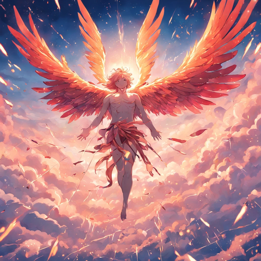 Icarus falling from the sky, mitologia grega