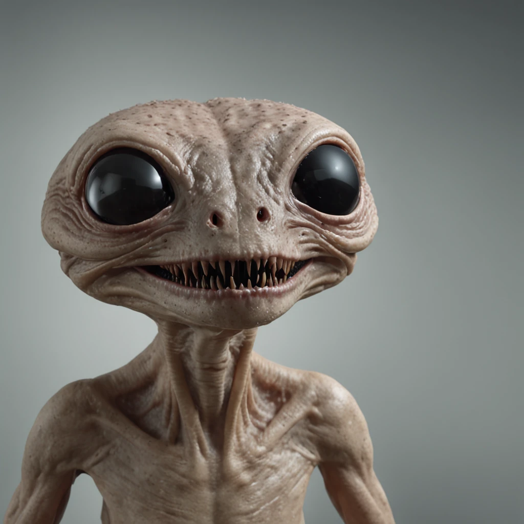 creepy tapeworm creature