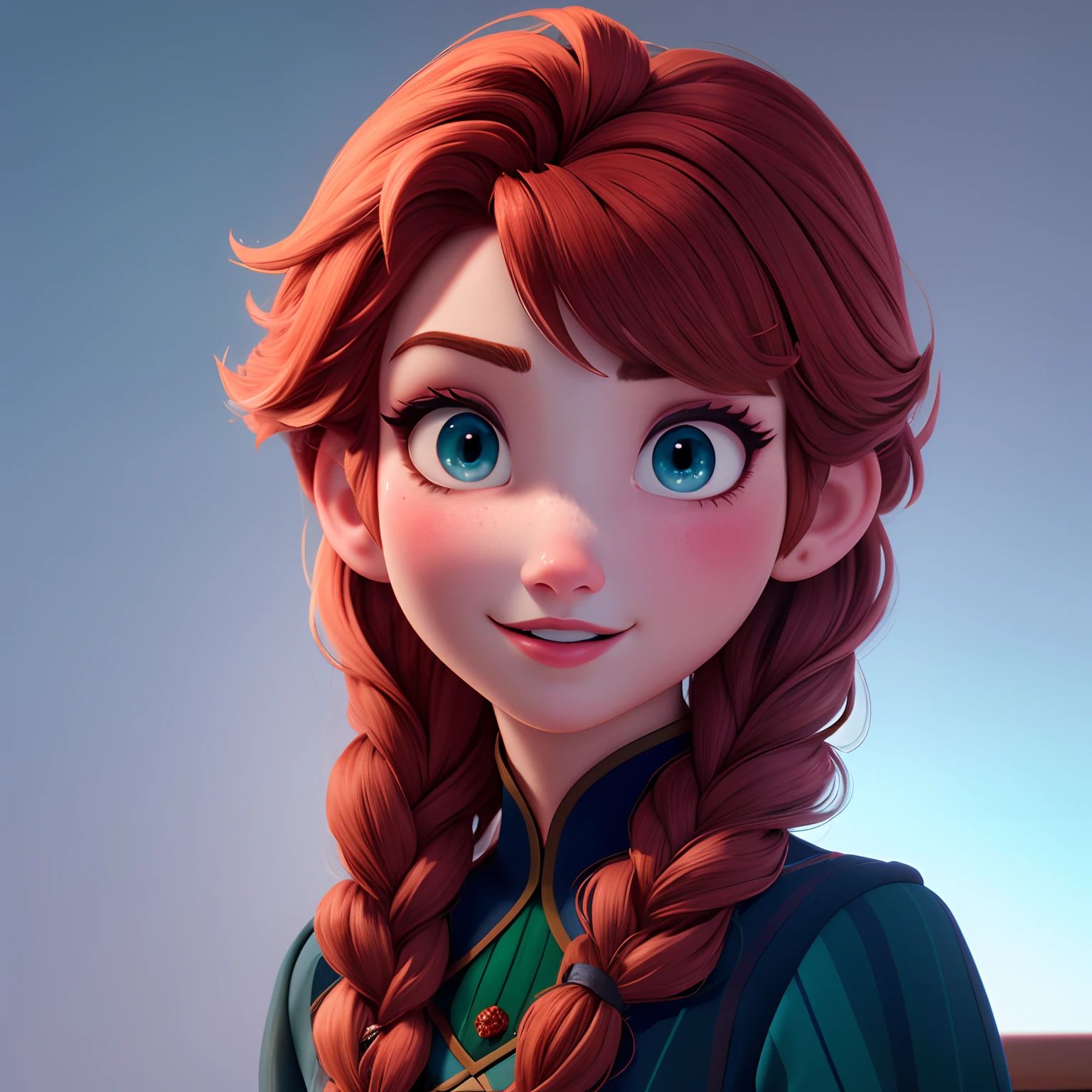 obra prima, 3d, melhor qualidade, Frozen, Dysney, Princess Anna