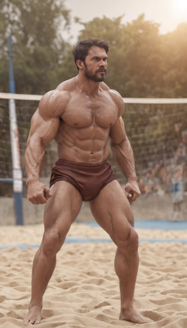 Boy on volleyball court，suor leggs，Photos during exercise，Trajes de voleibol，，Macho，exquisite facial features，viril，musculatura，Rico detalhe facial（（The groin is raised））corpo inteiroesbian (Professional 3D rendering:1.3) de (Realistic:1.3) Foto de arte mais bonita do mundo，Features soft, bright male heroes, ((Epic hero fantasy rough muscular man wet hero angry look long hair short beard and fierce expression in dynamic pose, fantastic location, majestoso ambiente desordenado)), corpo inteiro 8k unidade render, action shot, poros da pele, very dark lighting, sombreamento pesado, circunstanciado, Rosto detalhado, (vibrante, fotogrdeia realista, Realistic, Dramatic, Escuro, foco nítido, 8k), (Old leather clothes damaged by bad weather:1.4), ((((Use peles)))), (intrincado:1.4), decadente, (altamente detalhado:1.4), pintura digital, rendering by octane, art stations, Conceito-Arte, liso, foco nítido, illustration, germe da arte, (Loish:0.23), Wlop Ilya Kuvshinov, e Greg Rutkowski e Alphonse Mucha Gracias, (global ilumination, studiolight, Light Volumetric), chuva forte, floating particles, patife, fantasia, Onze, corpo inteiroesbian, ((Fundo escuro e antigo da cidade:1.3)),CGSesociedade,art stations