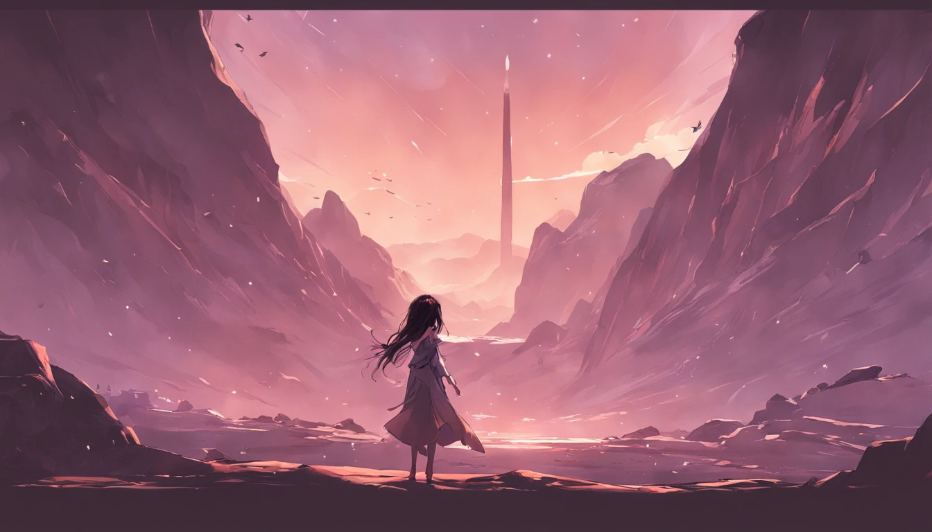 Cinematic images,Hyper-realistic,Ultra-wide viewing angle,eventide,the setting sun,siluette,Vast desert,camelstoe,oases,废墟,Faraway view,super-fine,Detailed pubic hair,stereoscopic perspective,Works of masters,detail in face,super-fine,16K resolution,high qulity,电影灯光,High picture detail,dynamic viewing angle,Detailed pubic hair,Epic shooting,oc rendered
