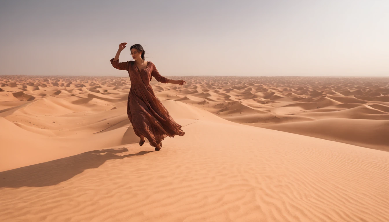 arafed woman in a black top and skirt standing in the desert, middle eastern skin, shot on canon eos r5, shot on canon eos r 5, in a dusty red desert, young middle eastern woman, in a desert, arabian beauty, photo of a beautiful woman, in desert, soft portrait shot 8 k, portrait shot, portrait shot 8 k