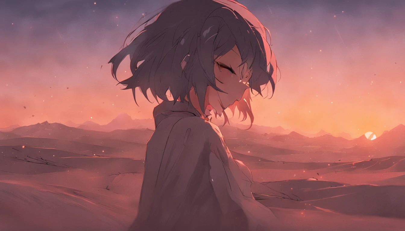 Cinematic images,Hyper-realistic,Ultra-wide viewing angle,eventide,the setting sun,Vast desert,camelstoe,oases,废墟,The lines are smooth and accurate,Works of masters,super-fine,16K resolution,high qulity,电影灯光,High picture detail,dynamic viewing angle,Detailed pubic hair,Epic shooting,oc rendered