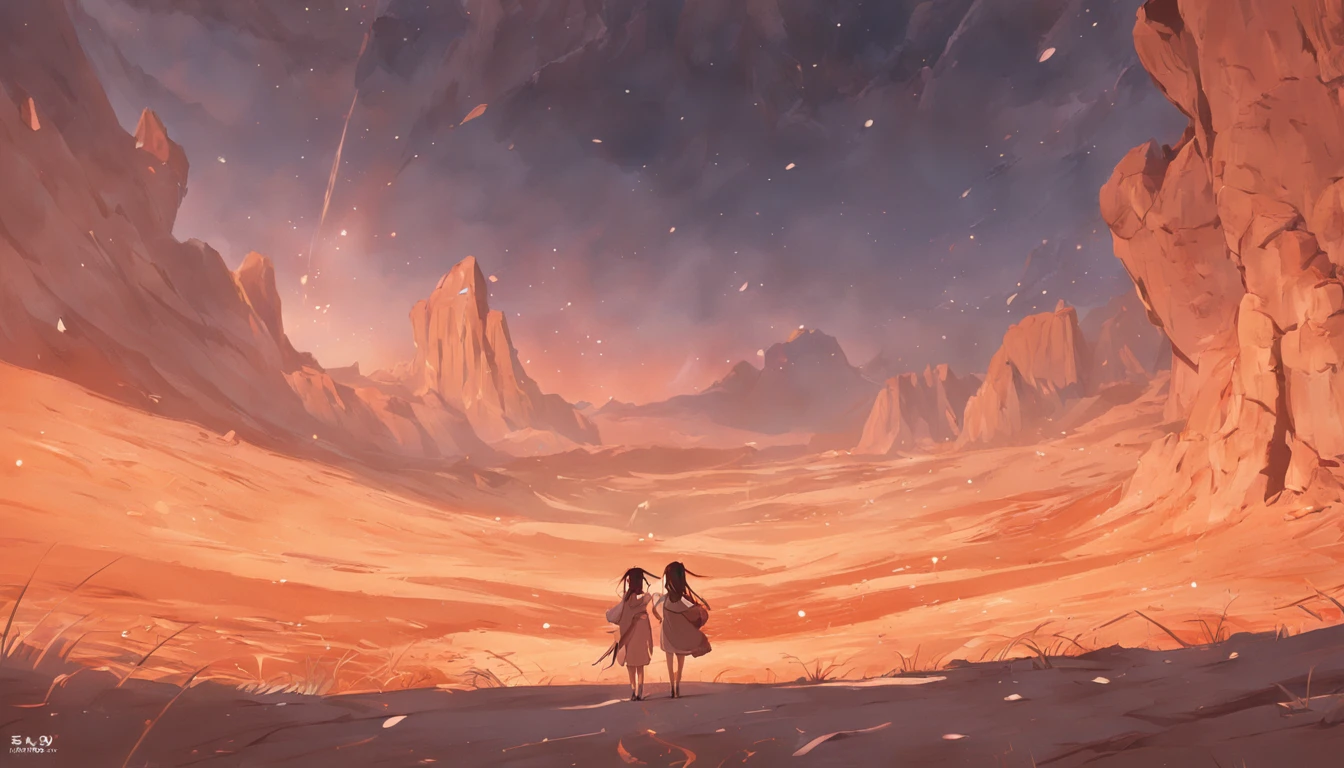 Cinematic images,Hyper-realistic,Ultra-wide viewing angle,eventide,the setting sun,Vast desert,camelstoe,oases,废墟,The lines are smooth and accurate,Works of masters,super-fine,16K resolution,high qulity,电影灯光,High picture detail,dynamic viewing angle,Detailed pubic hair,Epic shooting,oc rendered