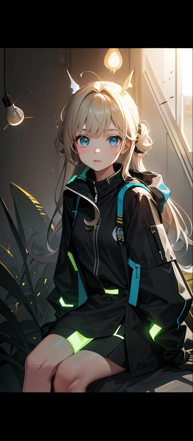 1girll,, with light glowing, side-lighting, Wallpapers,full bodyesbian